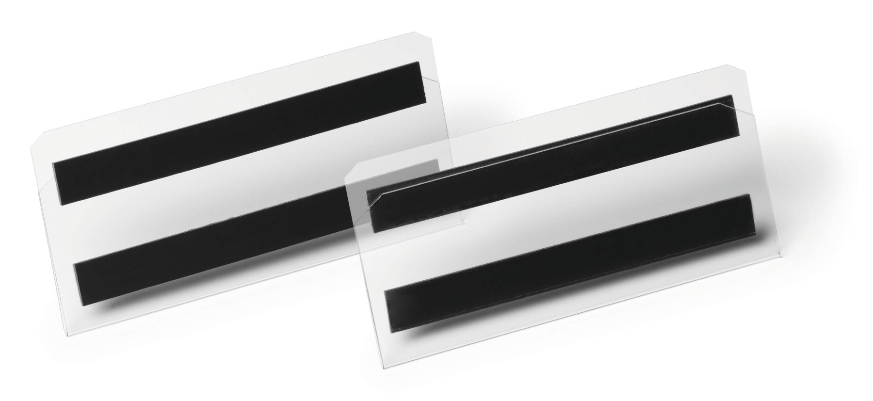 Durable Magnetic Ticket Label Holder Document Pocket | 10 Pack | 150 x 67mm