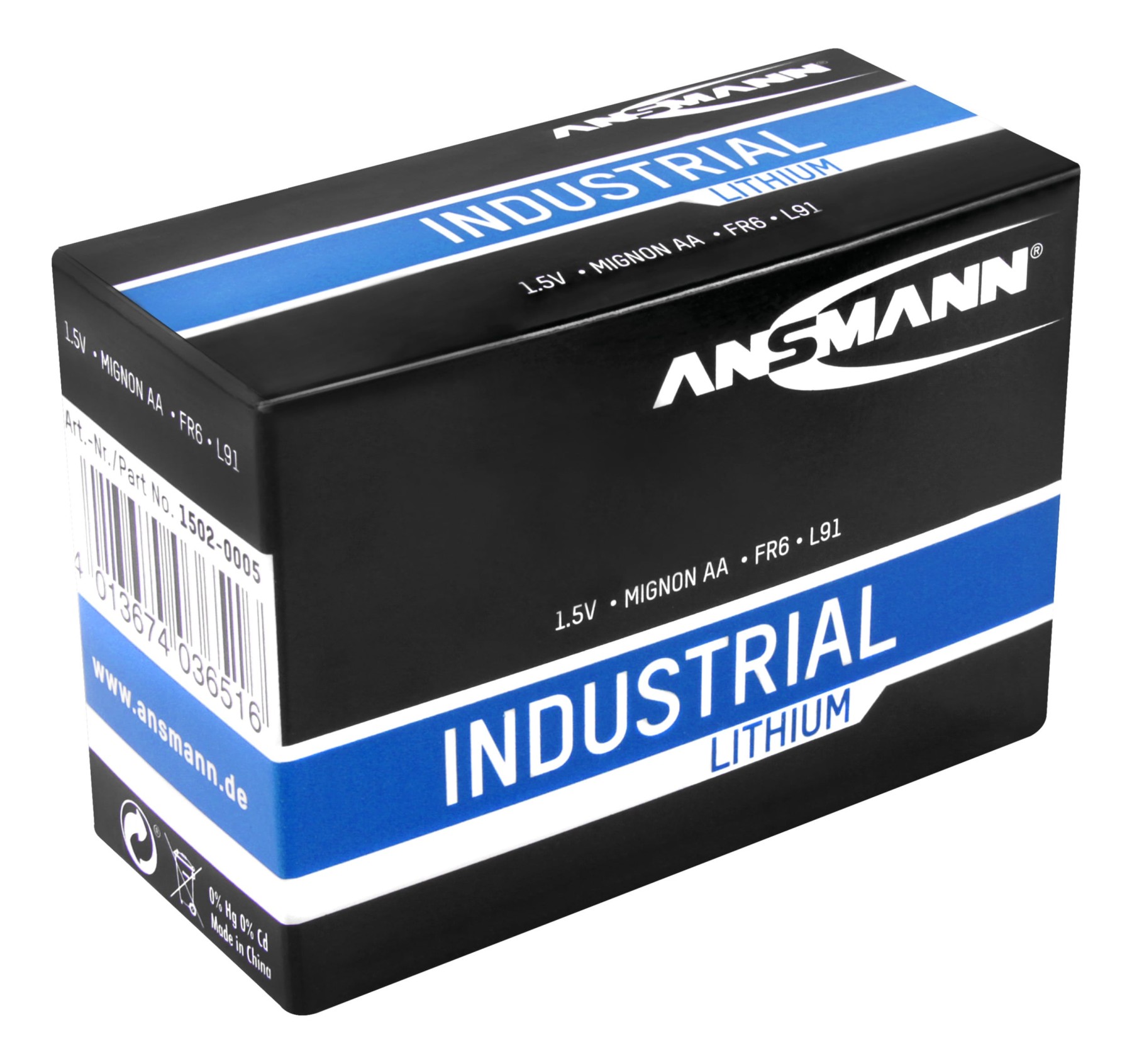 Industrial Lithium AA Box of 10