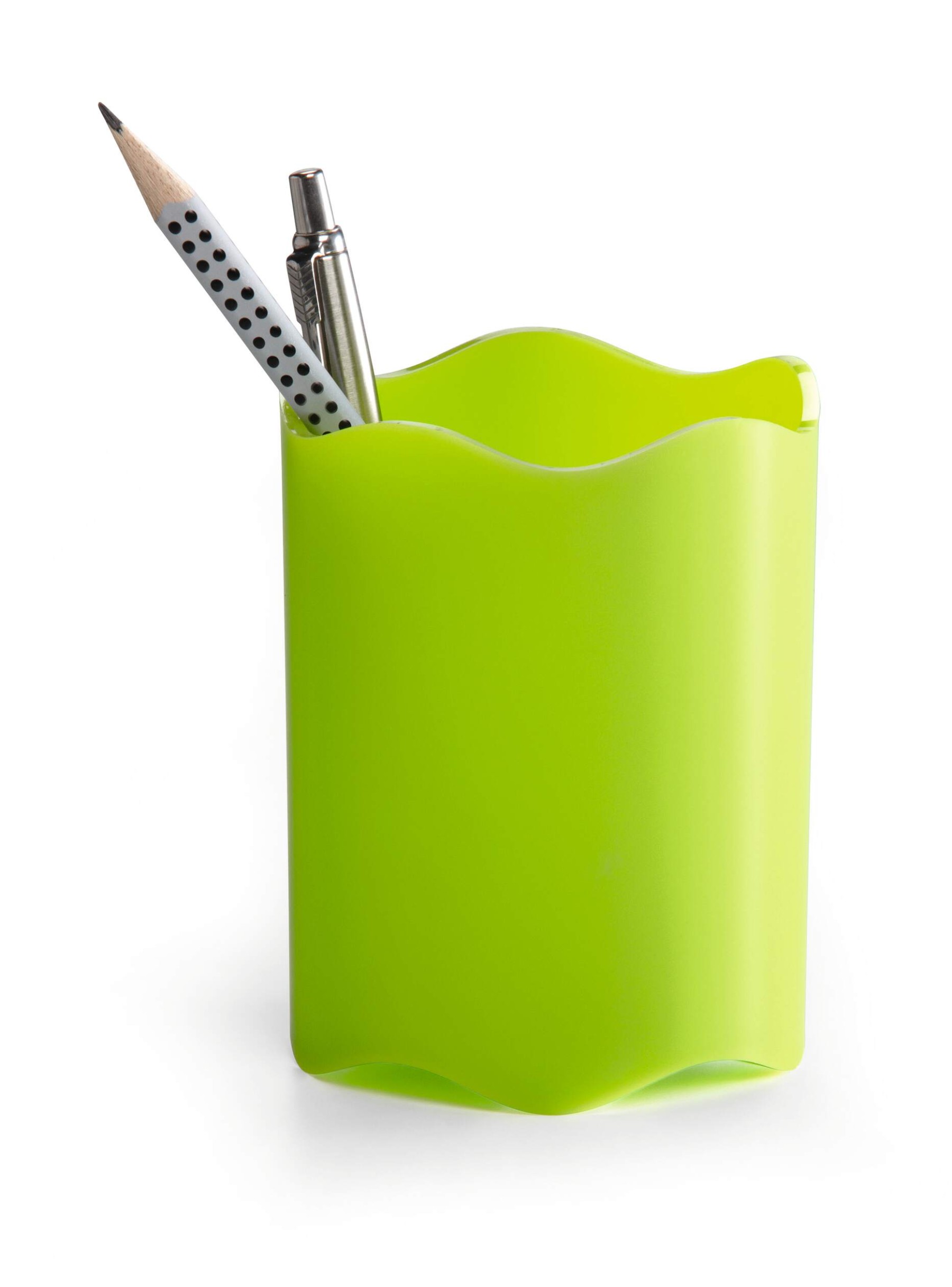 Durable TREND Pen Pot Pencil Holder Desk Tidy Organiser Cup | Green