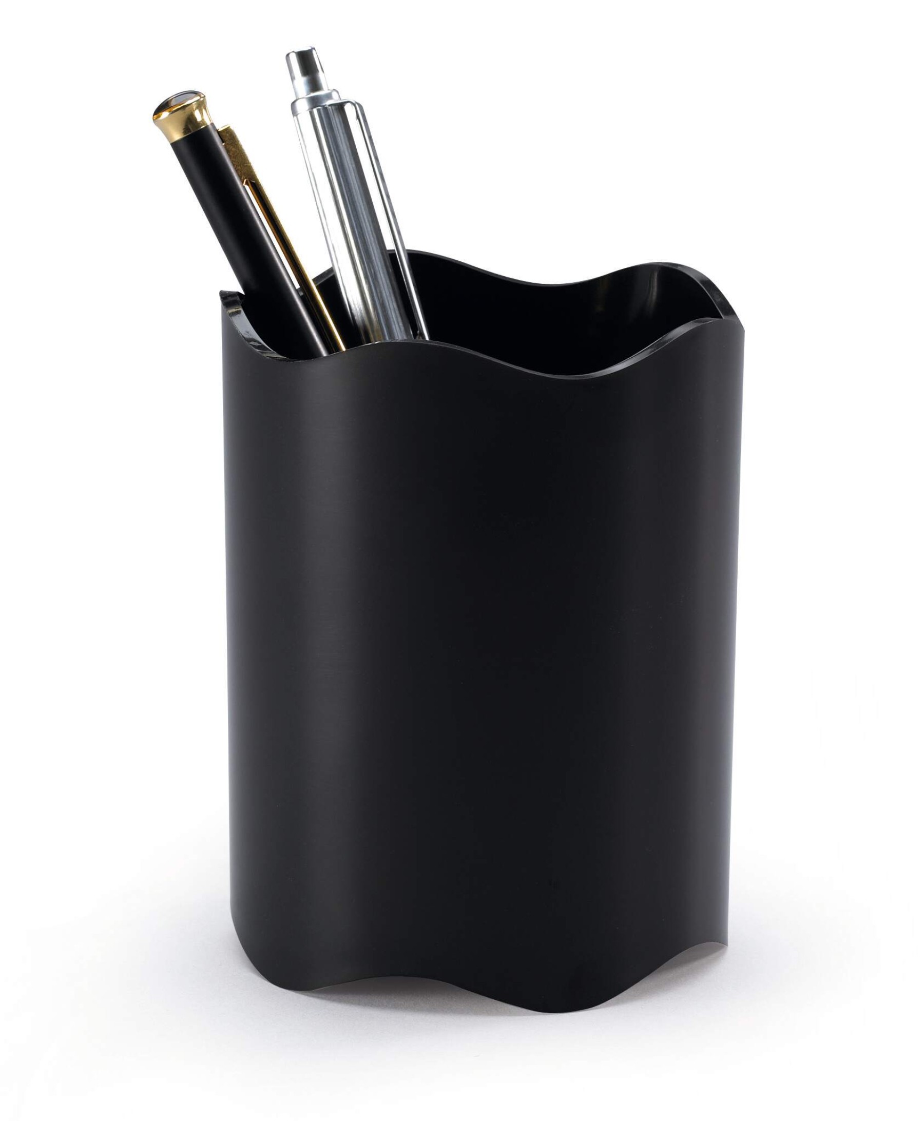 Durable TREND Pen Pot Pencil Holder Desk Tidy Organiser Cup | Black