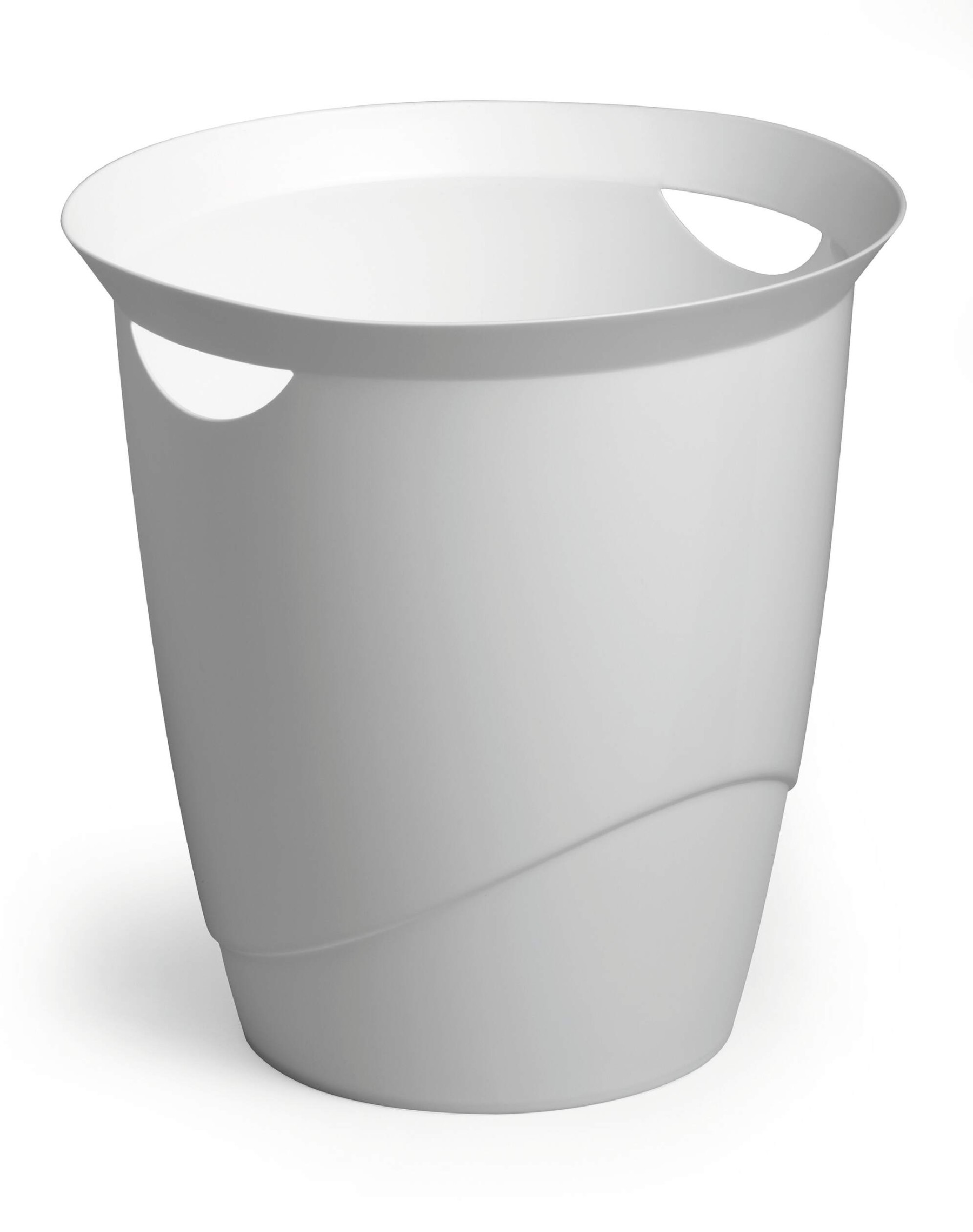 Durable TREND Plastic Waste Recycling Bin | 16 Litre | White