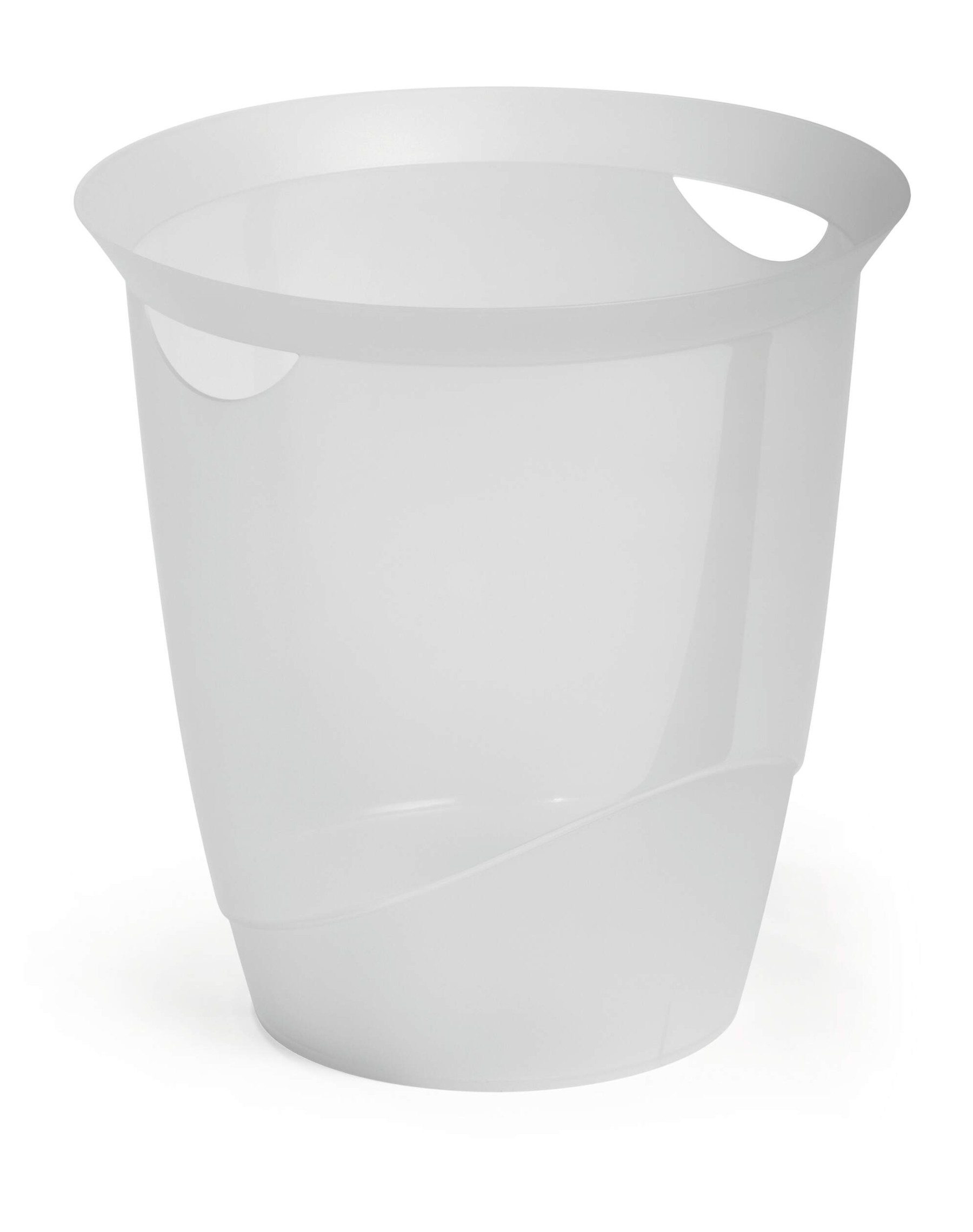 Durable TREND Plastic Waste Recycling Bin | 16 Litre | Transparent