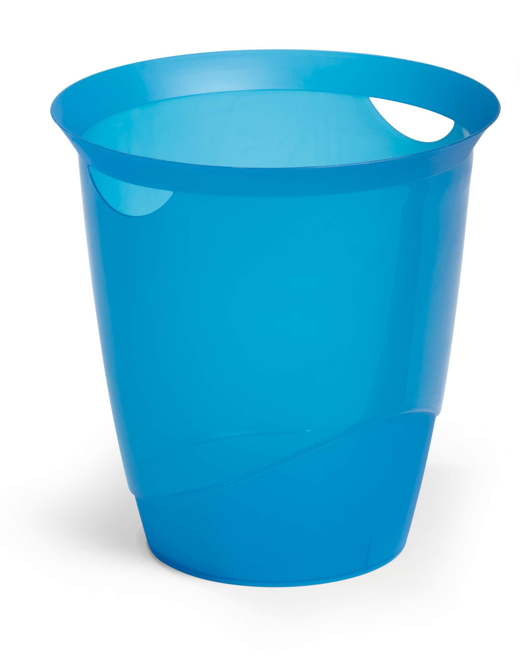 Durable TREND Plastic Waste Recycling Bin | 16 Litre | Translucent Blue