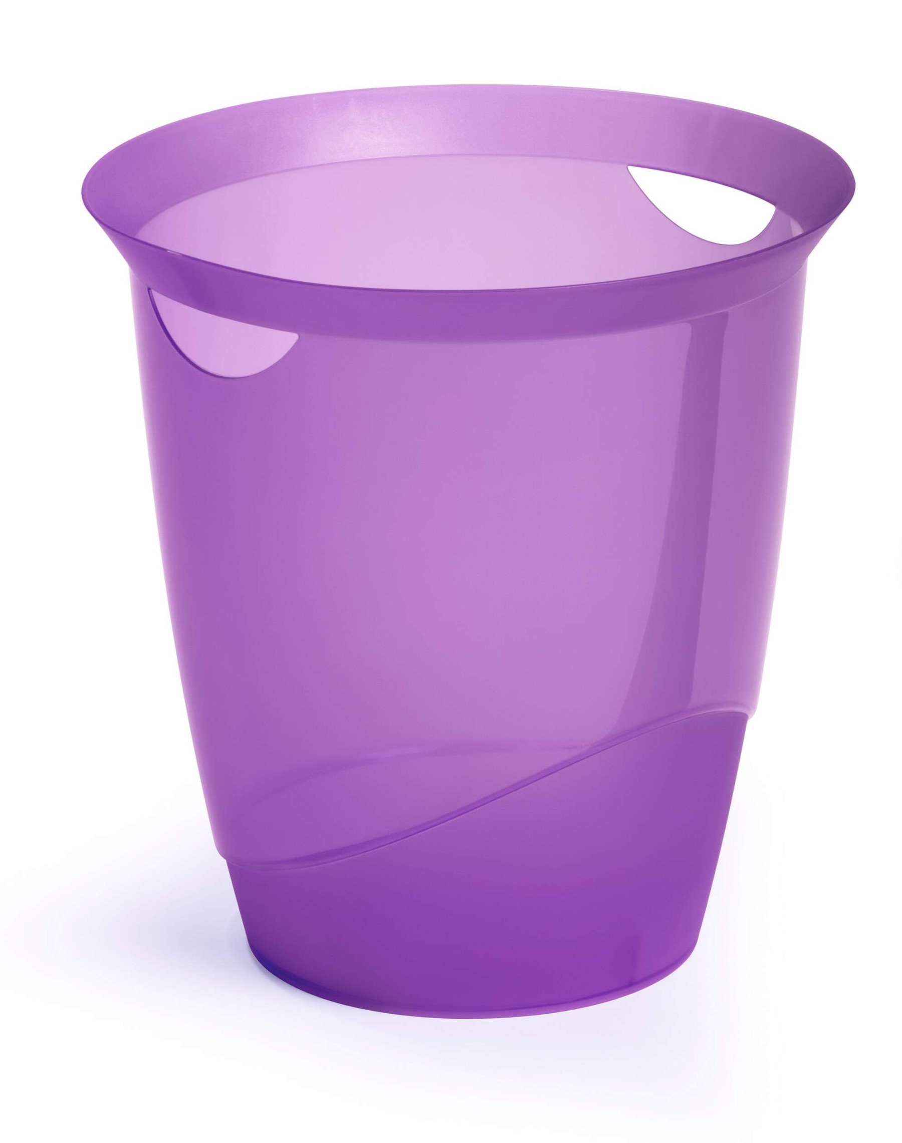 Durable TREND Plastic Waste Recycling Bin | 16 Litre | Translucent Purple
