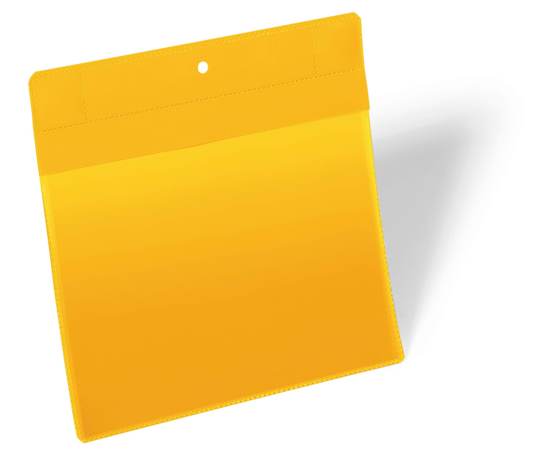 Durable Neodym Magnetic Ticket Label Holder Pockets | 10 Pack | A5 Yellow