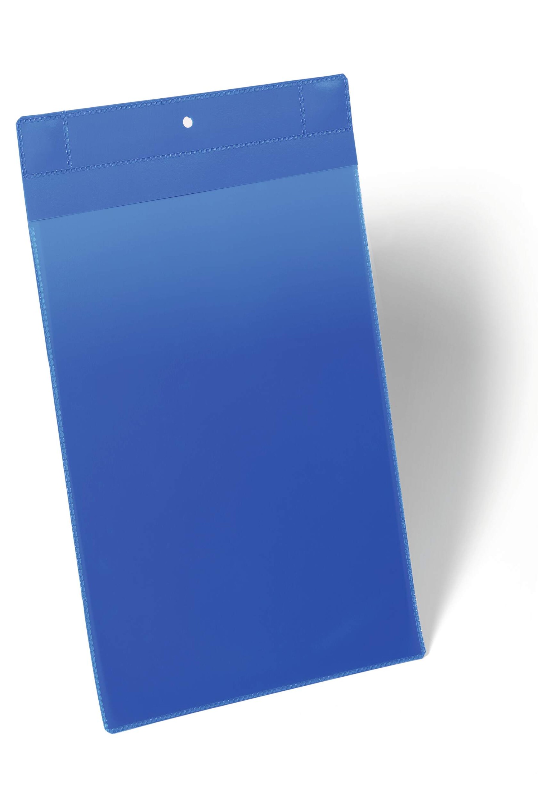 Durable Neodym Magnetic Ticket Label Holder Document Pockets | 10 Pack | A4 Blue