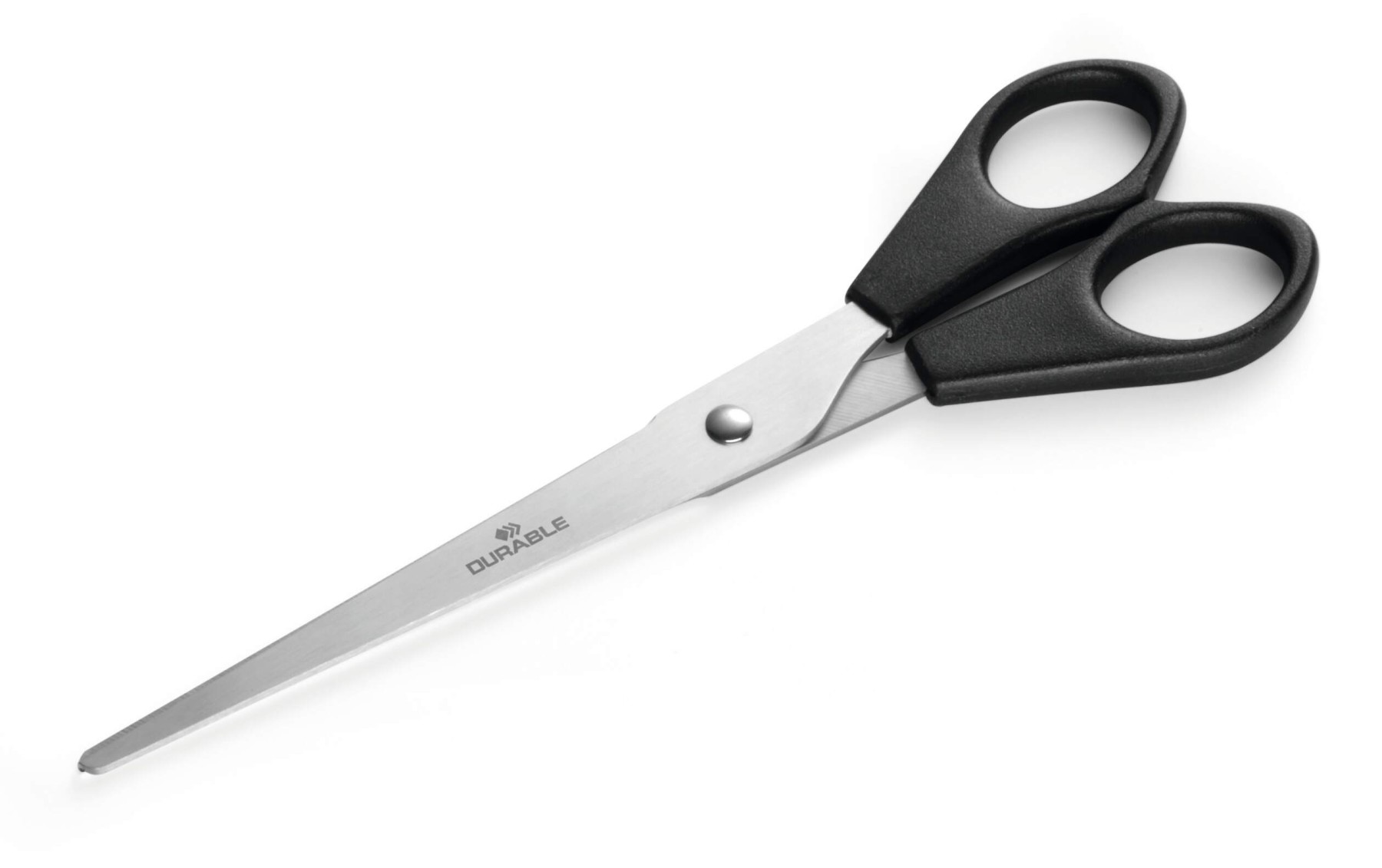 Durable Stainless Steel Multi Purpose Ergonomic Office Paper Scissors | 7" Black