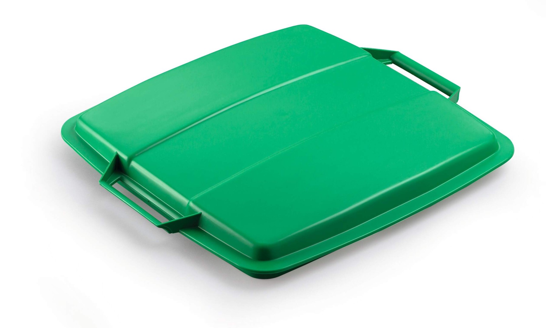 Durable 90L Bin Lid Green | Square Recycling Bin Lid | Food Safe | DURABIN