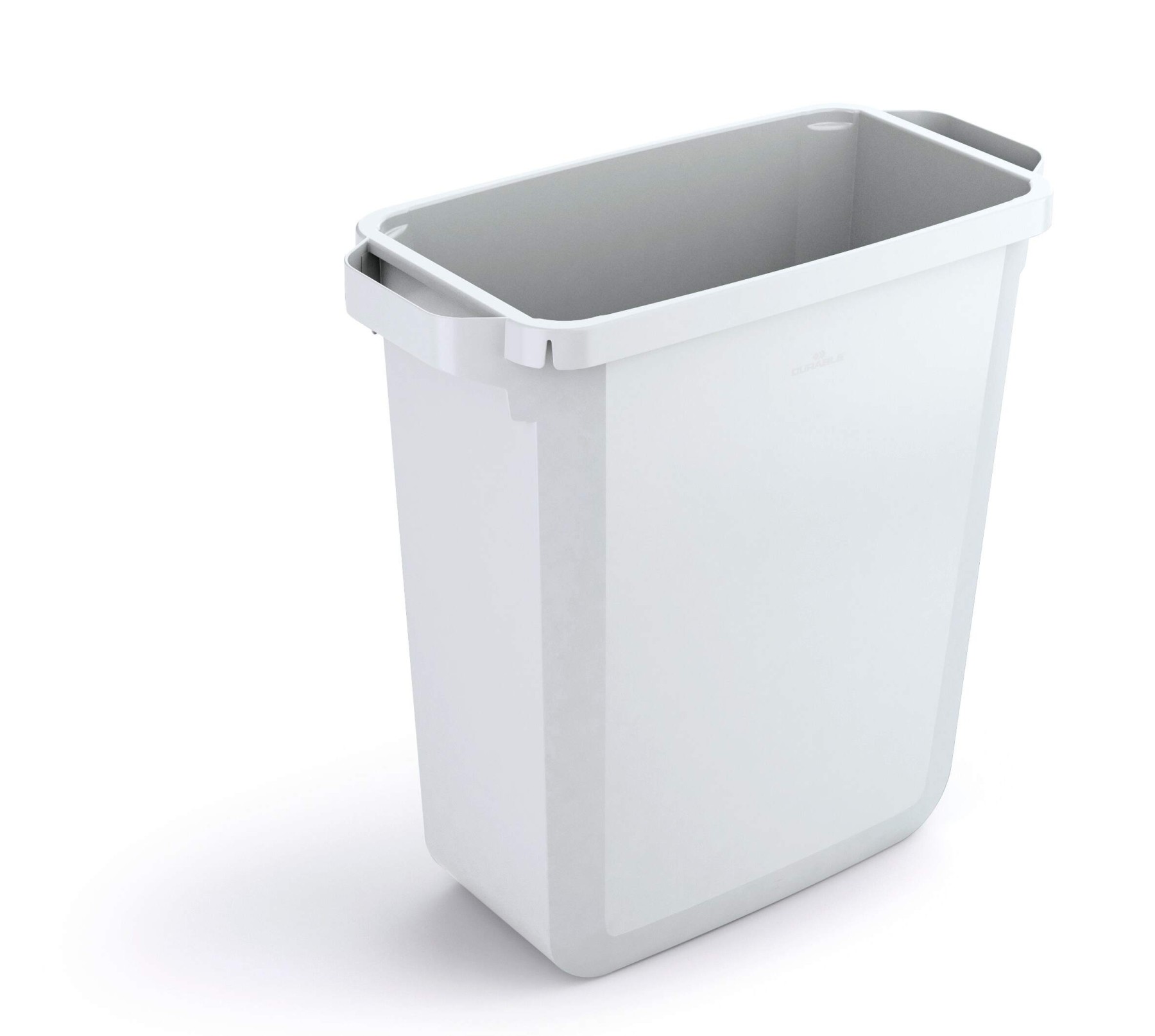Durable 60L Waste Bin White | Rectangular Recycling Bin | Food Bin | DURABIN