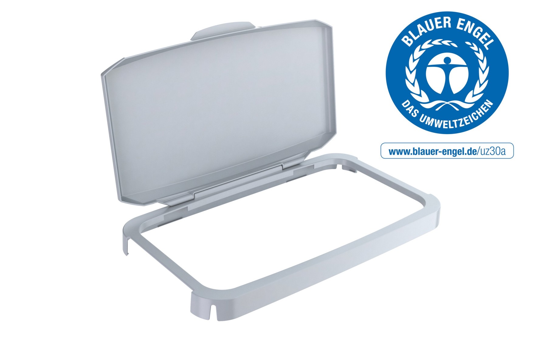Durable 60L Hinged Bin Lid ECO Grey | Recycling Bin Lid | Food Safe | DURABIN