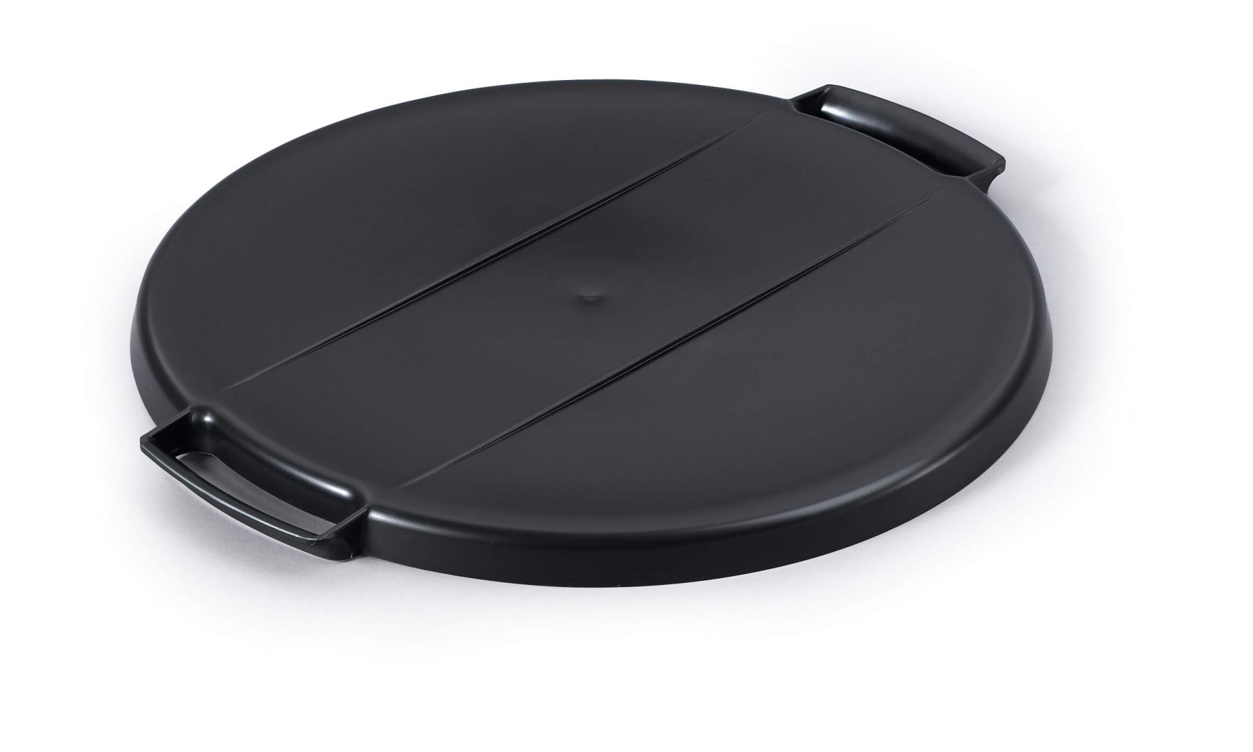 Durable 40L Round Bin Lid Black | Strong Easy Grip Lid | DURABIN