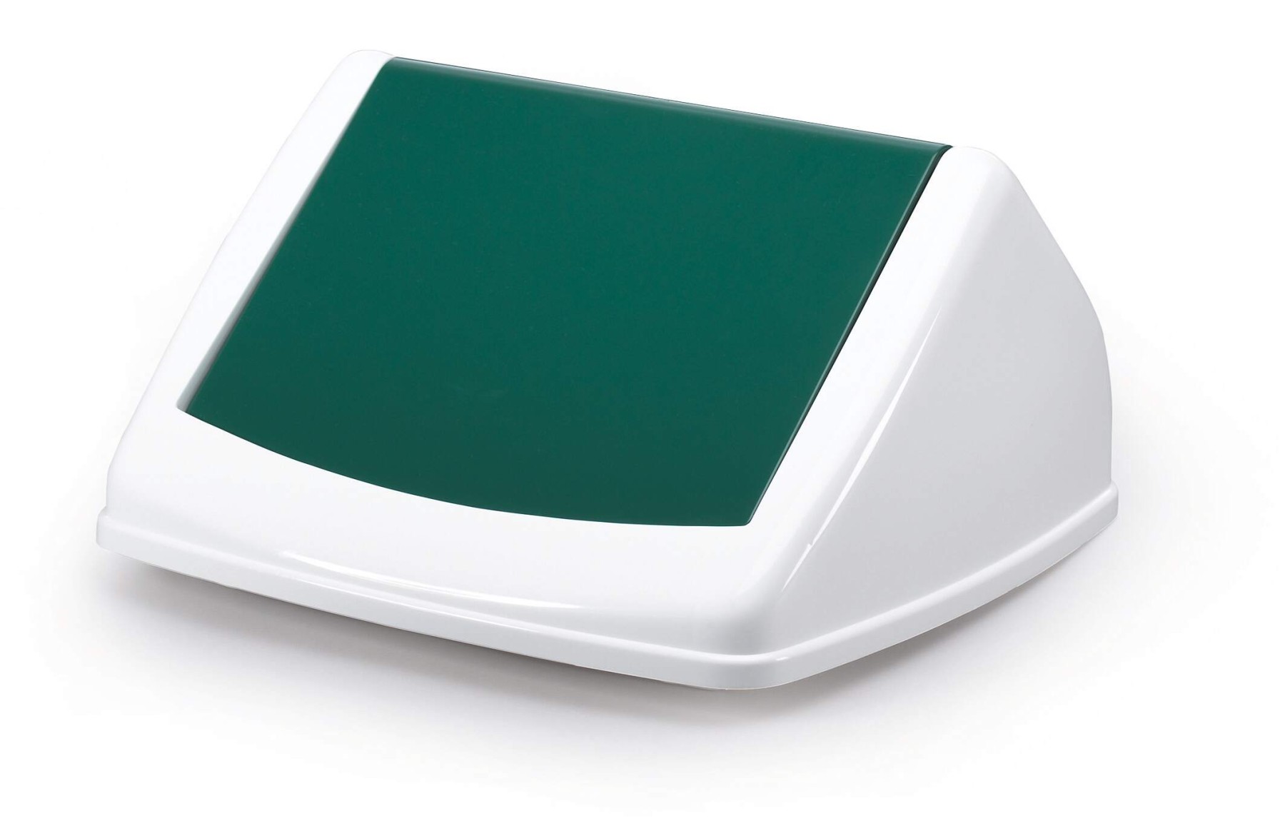 Durable 40L Square Flip Swing Lid Green | Strong Recycling Bin Lid | DURABIN