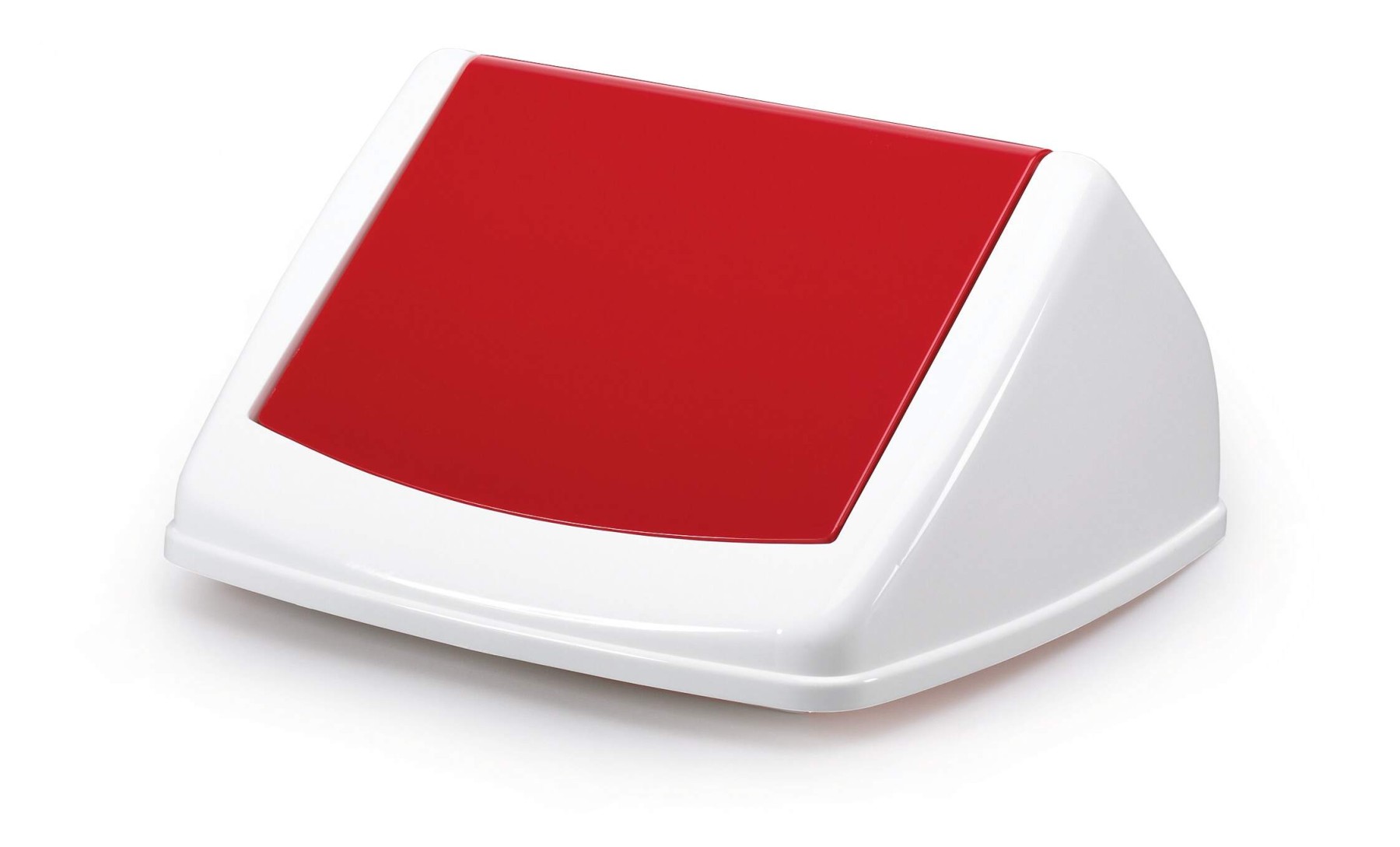 Durable 40L Square Flip Swing Lid Red | Strong Recycling Bin Lid | DURABIN