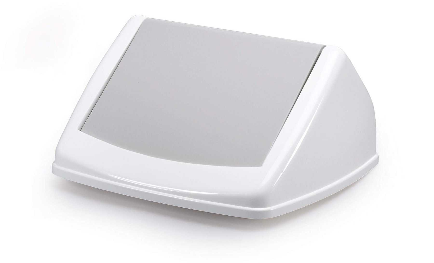 Durable 40L Square Flip Swing Lid Grey | Strong Recycling Bin Lid | DURABIN