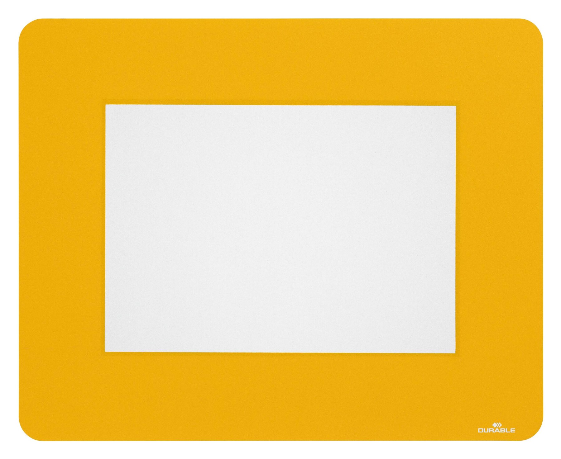 Durable Adhesive Non Slip Floor Frame Safety Label Holder | 10 Pack | A5 Yellow