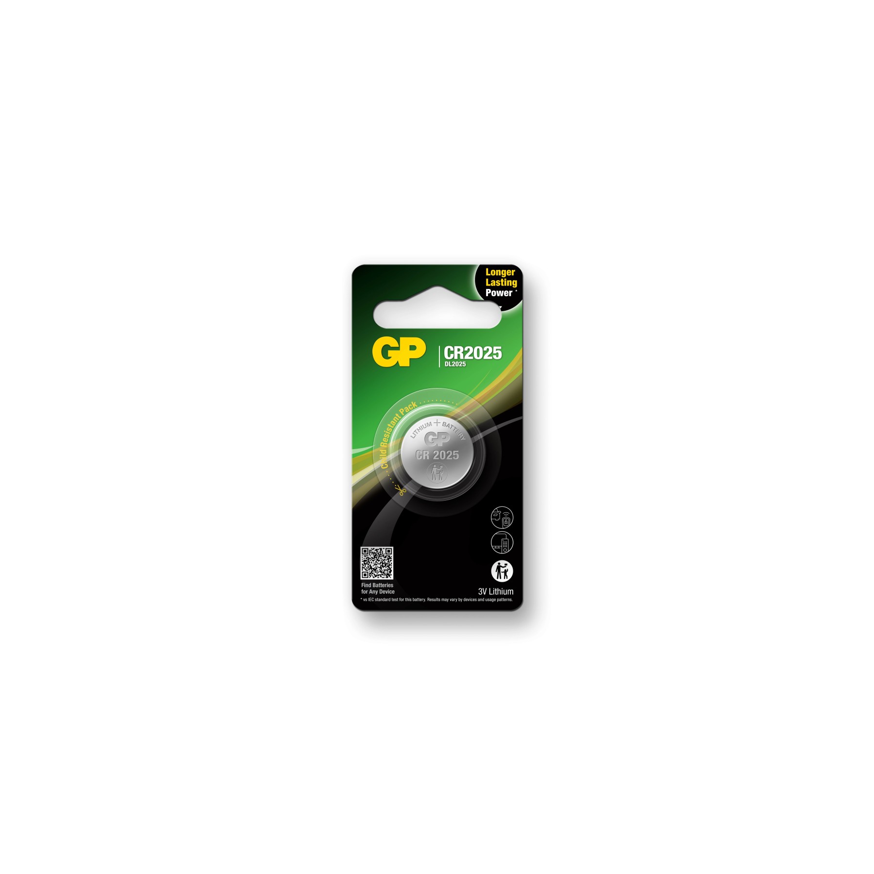 GP CR2025 Pack of 1