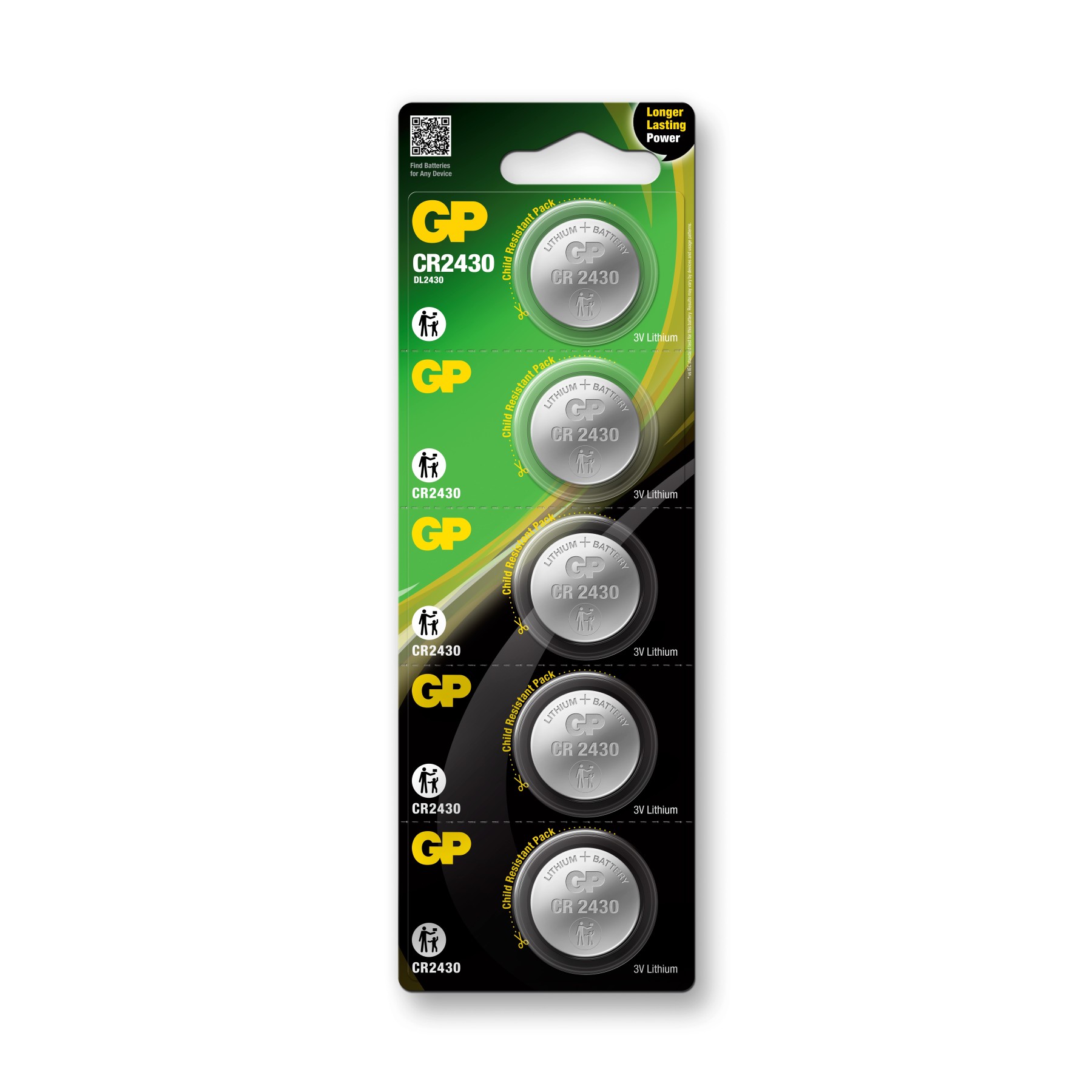 GP CR2430 Pack of 5