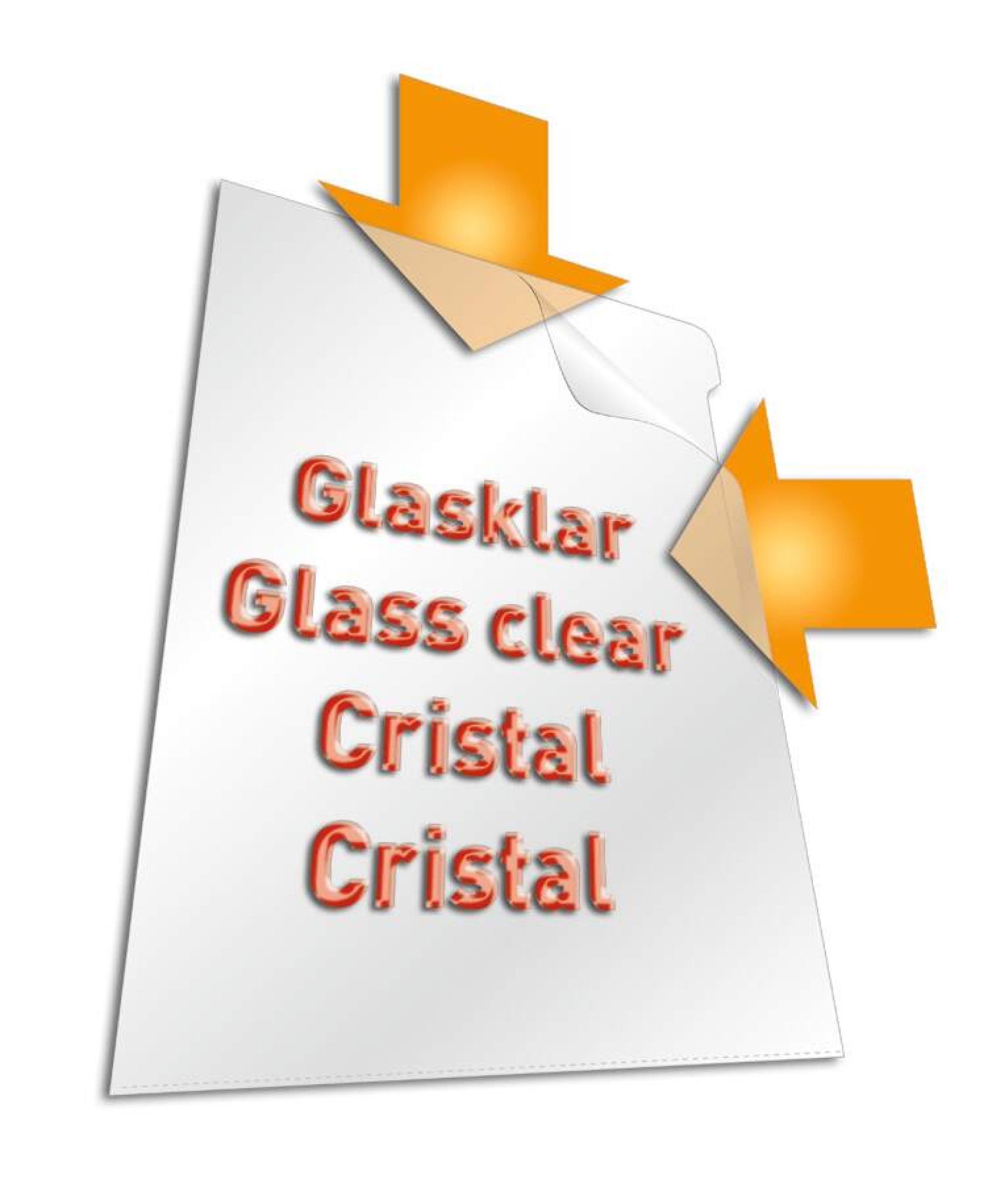 Durable Plastic Cut Flush Document Wallet Folder | 10 Pack | A4 Clear