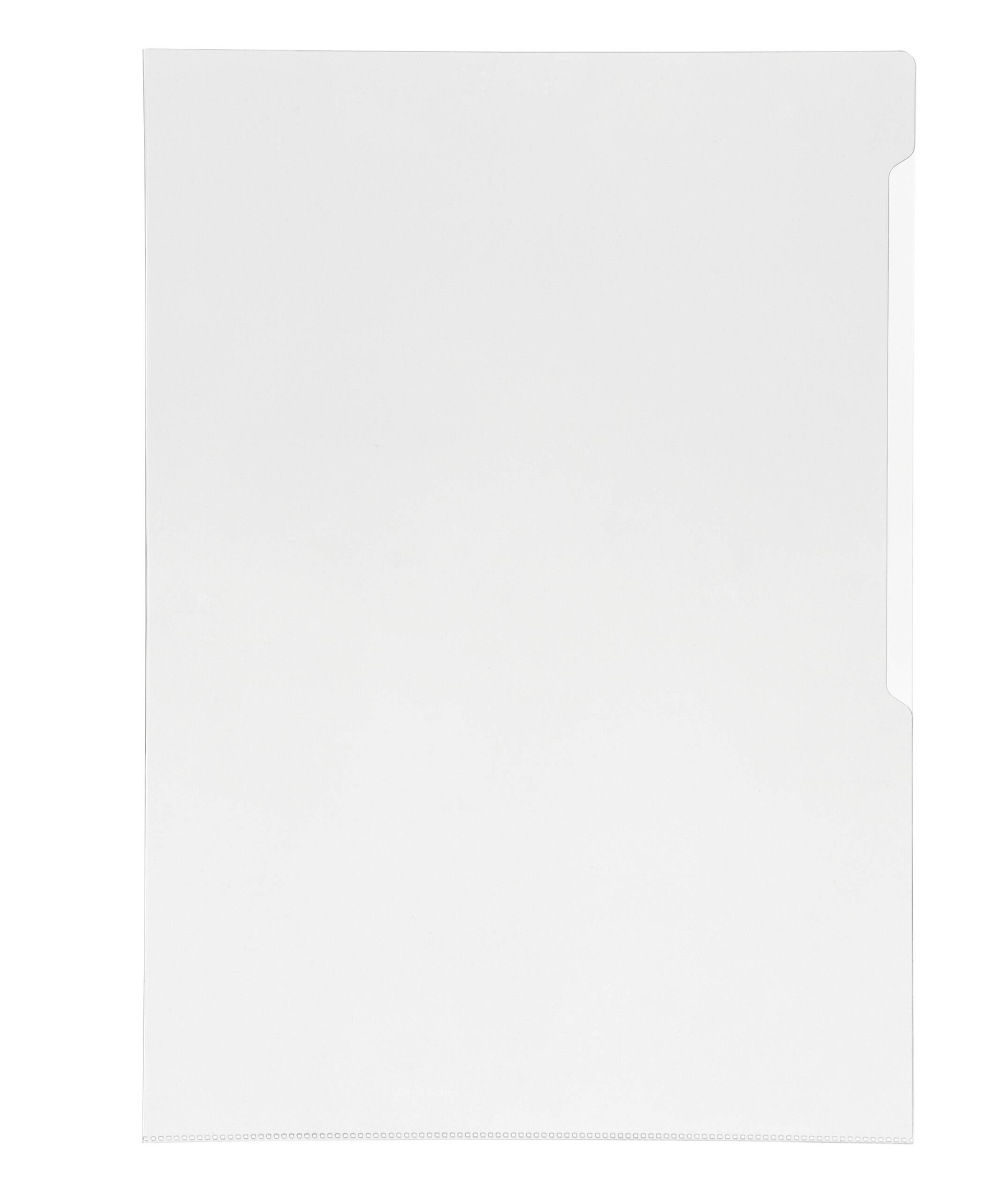 Durable Plastic Cut Flush PREMIUM Document Wallet Folder | 10 Pack | A3 Clear