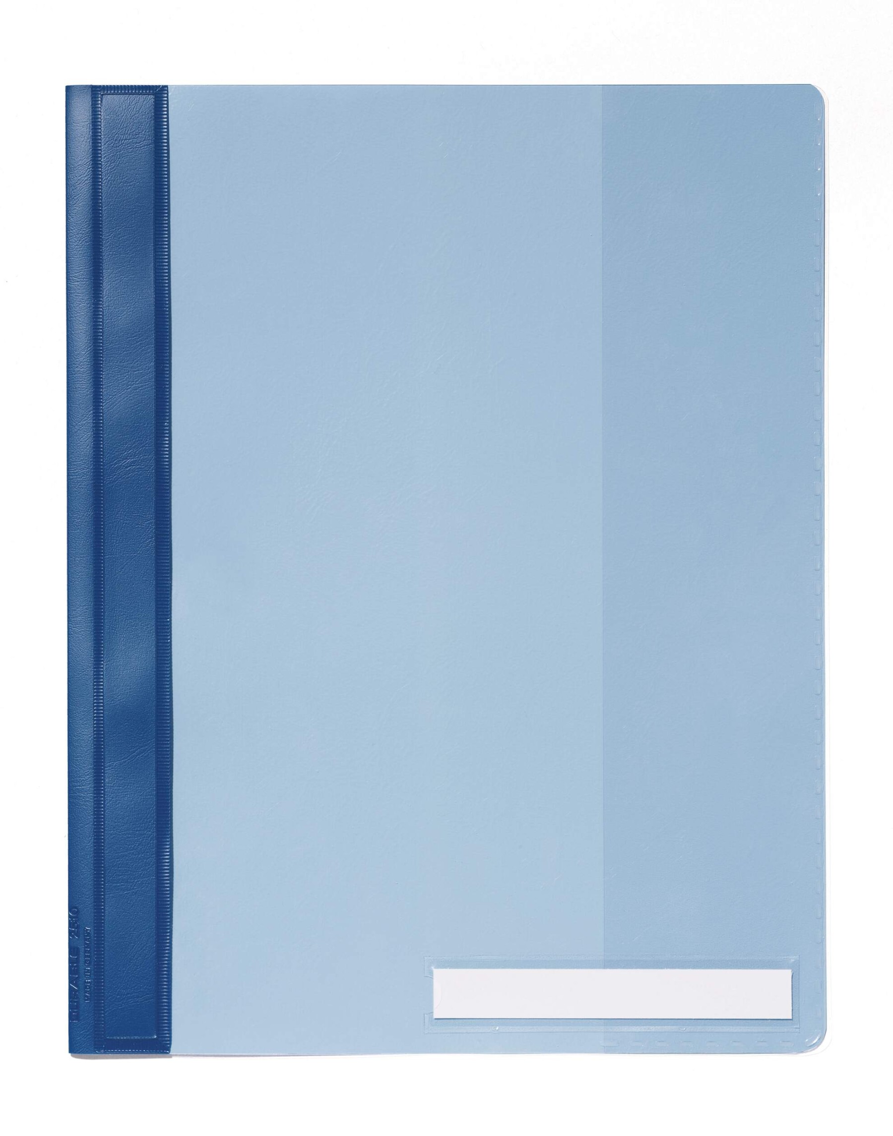 Durable Clear View Presentation Project Folder Report File | 25 Pack | A4+ Blue
