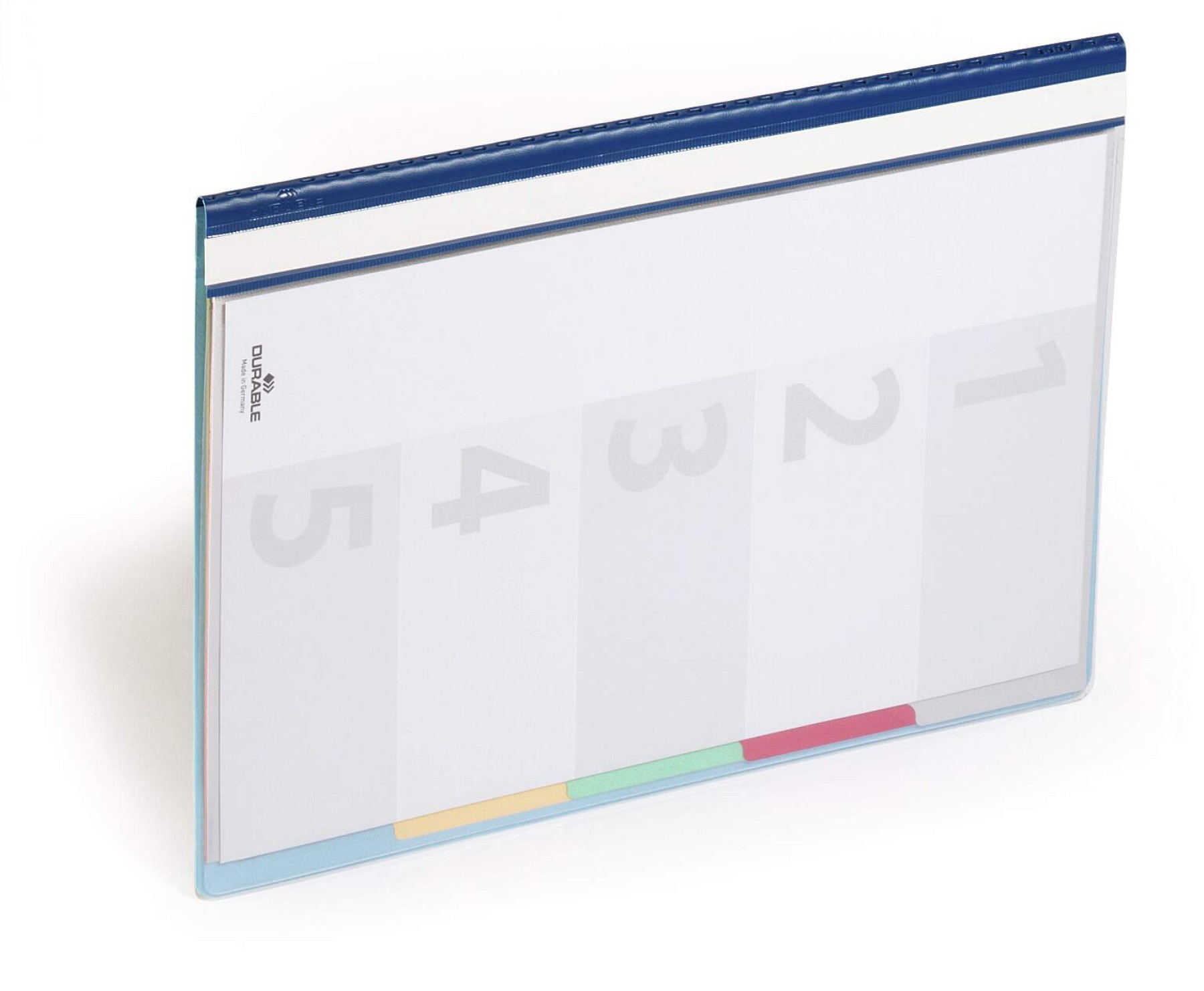 Durable DIVISOFLEX 5 Part Organiser File Folder with Index Tabs | A4 | Blue