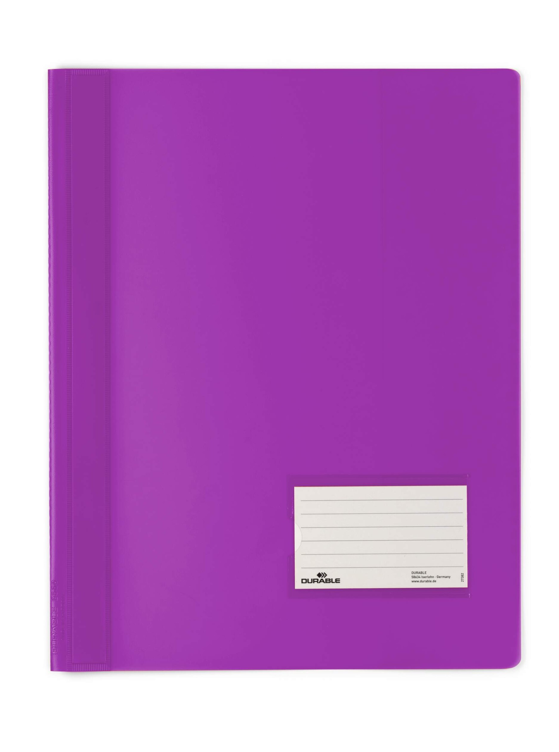 Durable DURALUX Document Project File Report Folder | 25 Pack | A4+ | Purple
