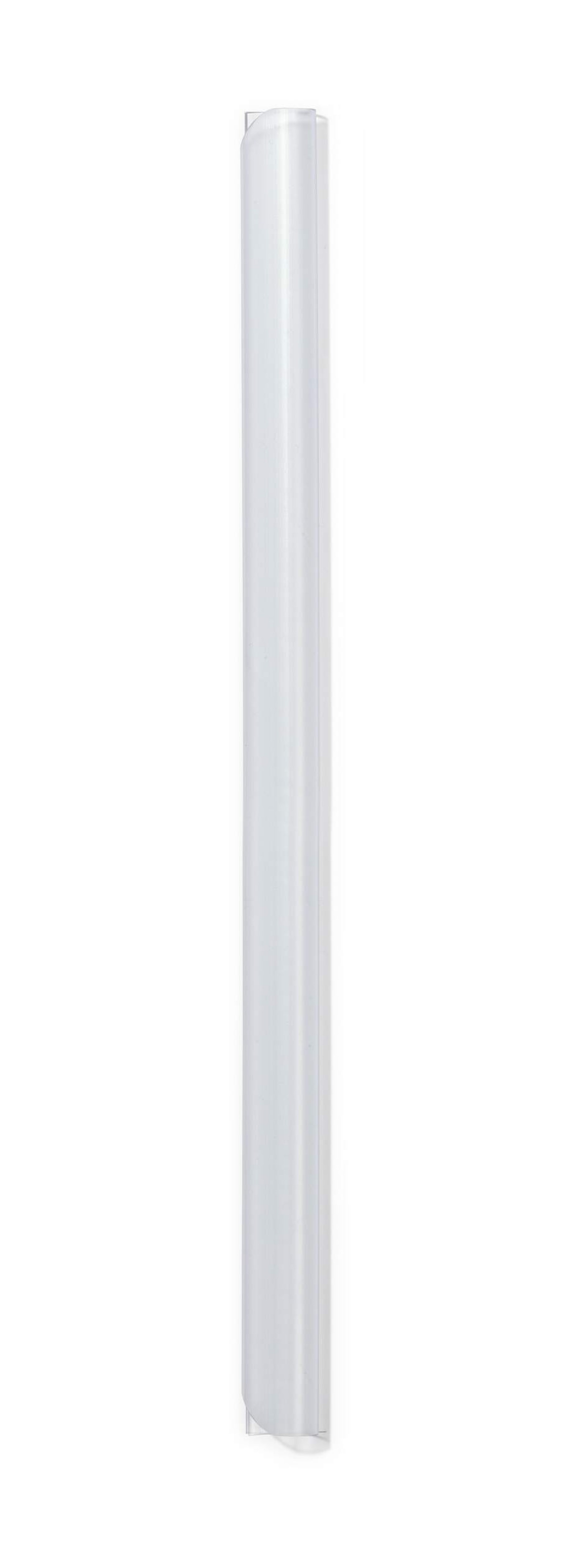 Durable SPINE BAR 80 Sheet Binding Bar for Unpunched Docs | 25 Pack | A4 Clear