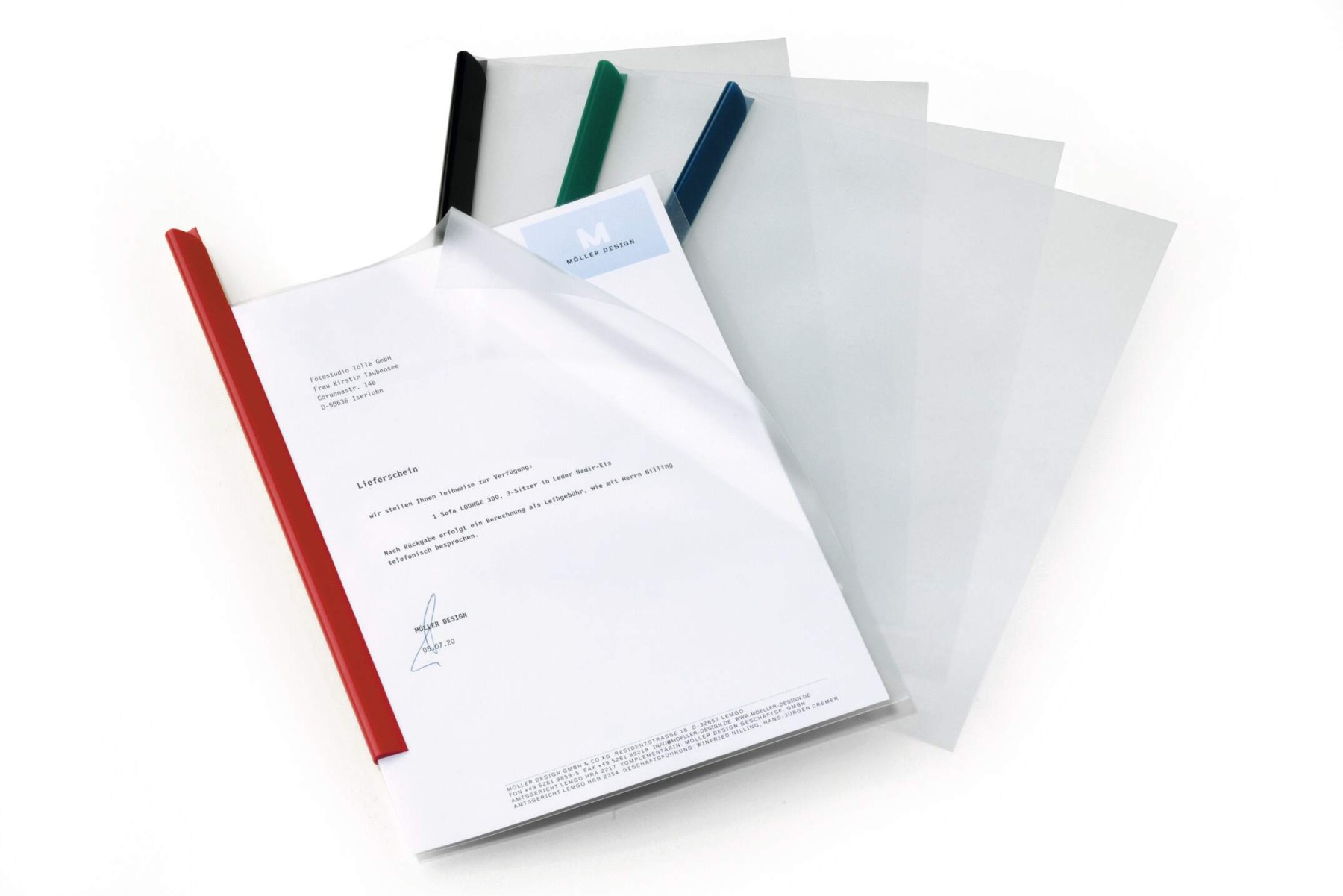 Durable Premium Clear PP Report Covers | 10 Pack | A4 Transparent