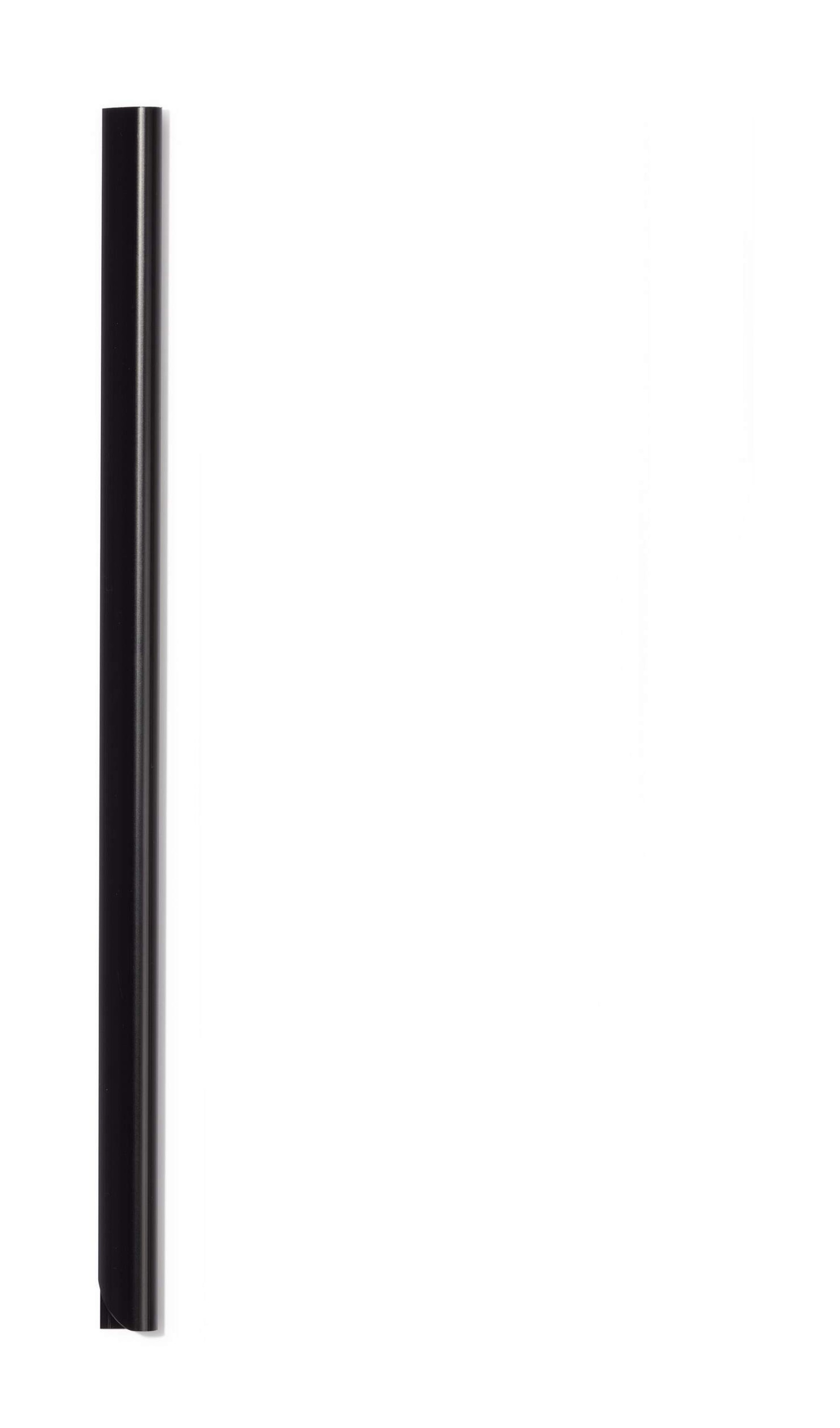 Durable SPINE BAR 60 Sheet Binding Bar for Unpunched Docs | 50 Pack | A4 Black