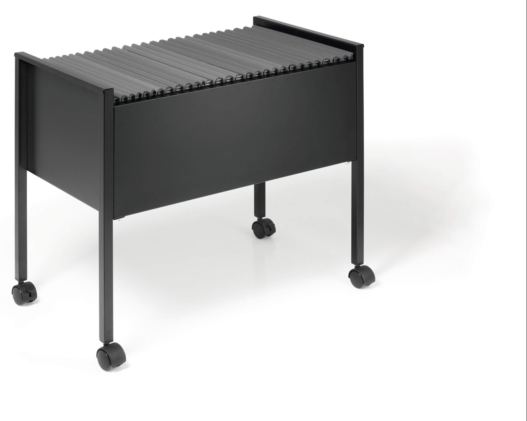 Durable ECO Universal Suspension File Trolley | for 80 A4 Folders | Black