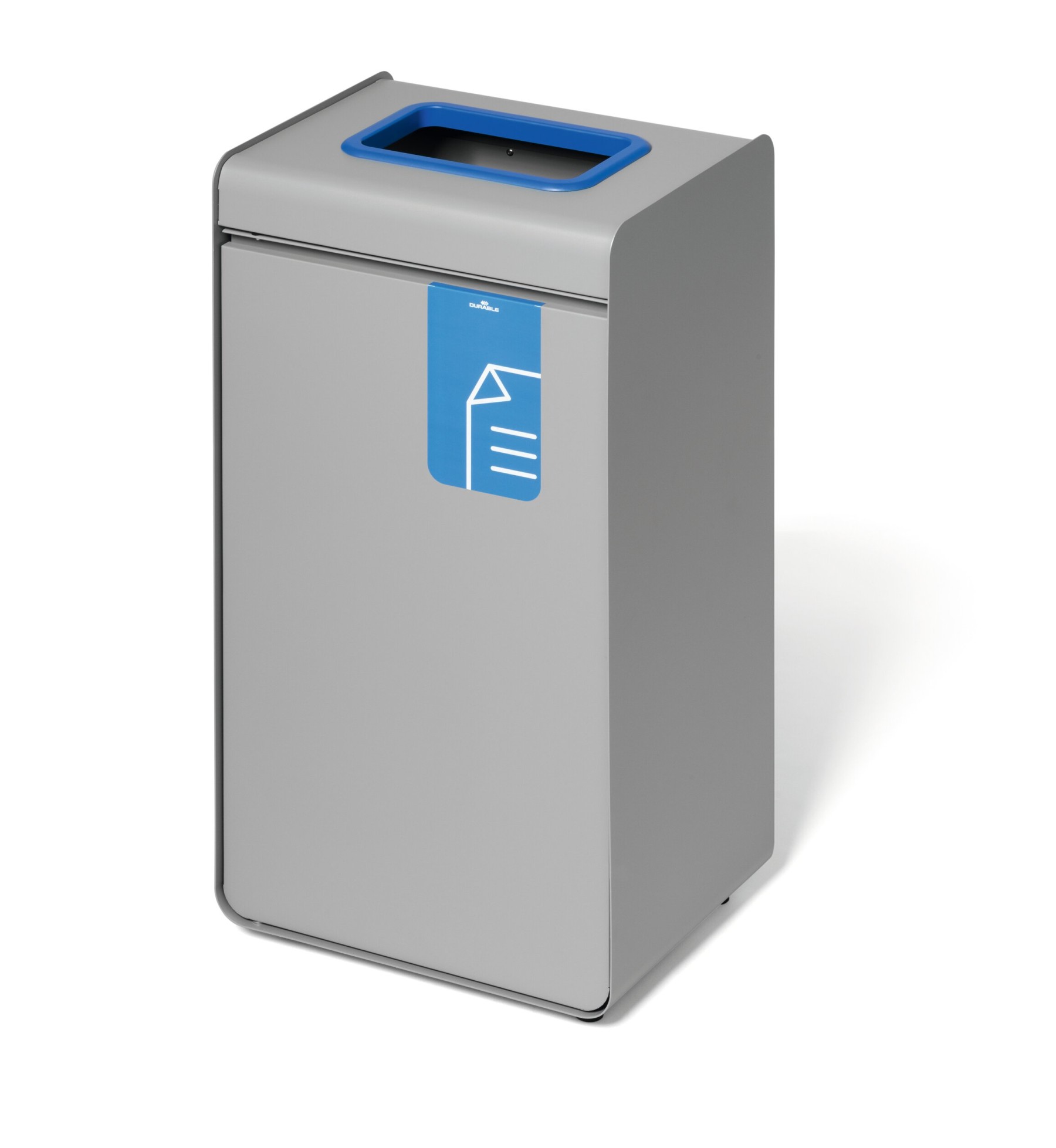 Durable 55L Paper Waste Bin | Sheet Steel Recycling Separation Bin | DURASORT®