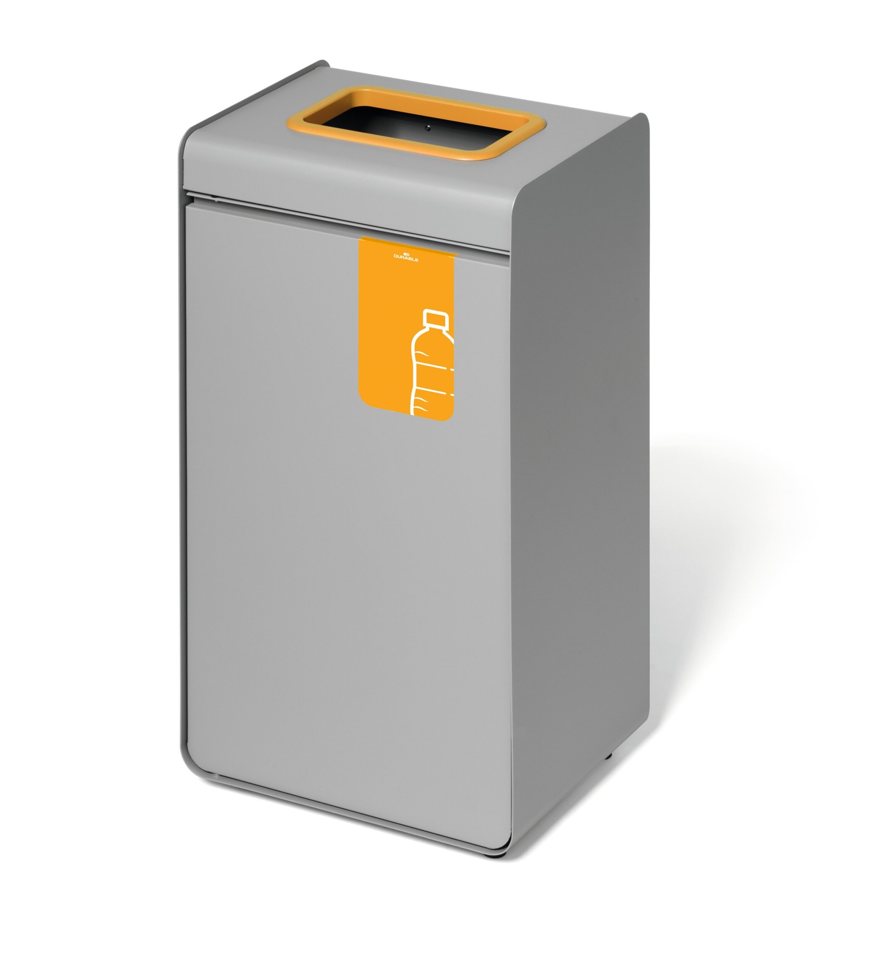Durable 55L Plastic Waste Bin | Sheet Steel Recycling Separation Bin | DURASORT®