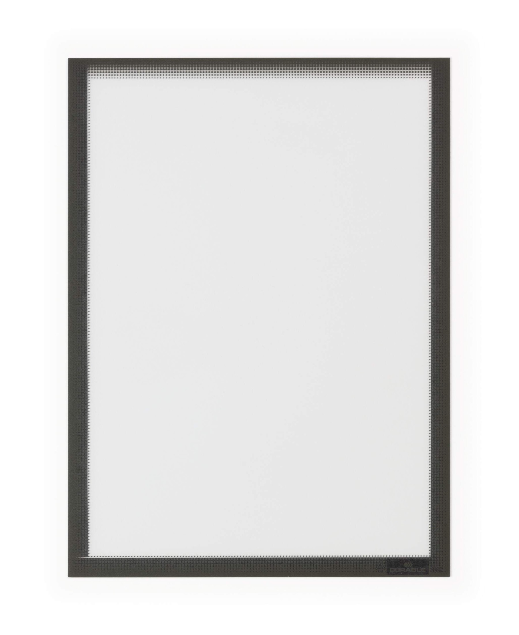 Durable Magnetic Easy-Insertion Info Pocket Signage for Metal | 5 Pack | A4 Grey