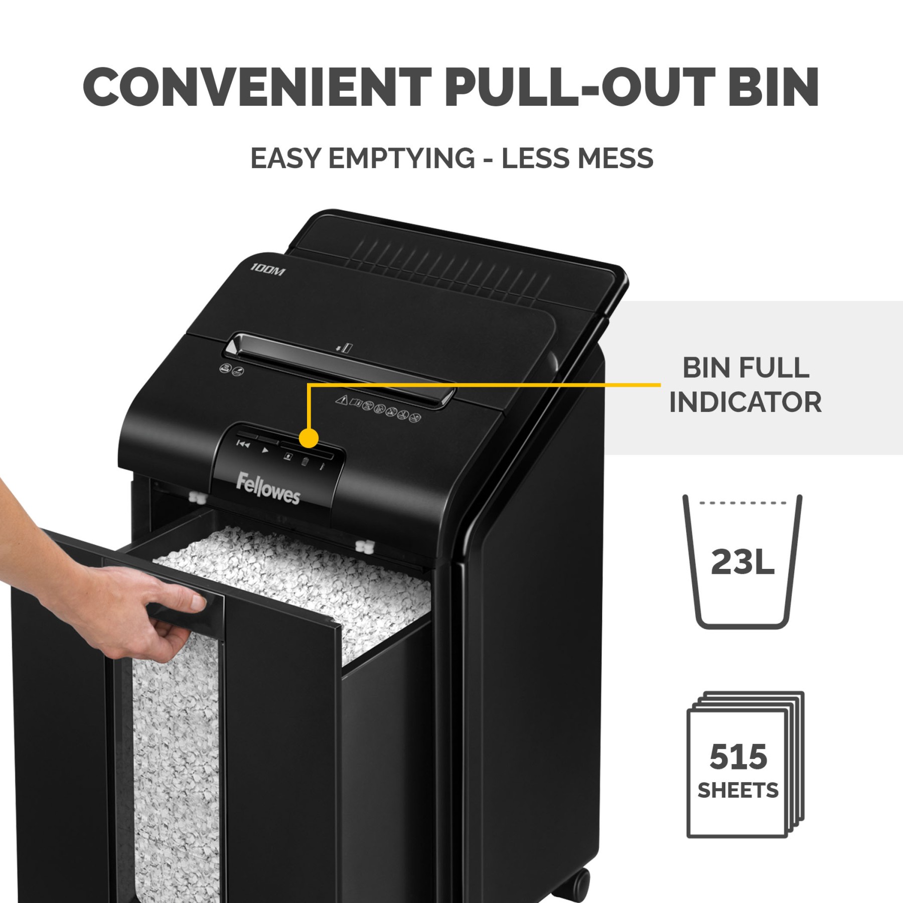 AUTOMAX 100M AUTO FEED SHREDDER