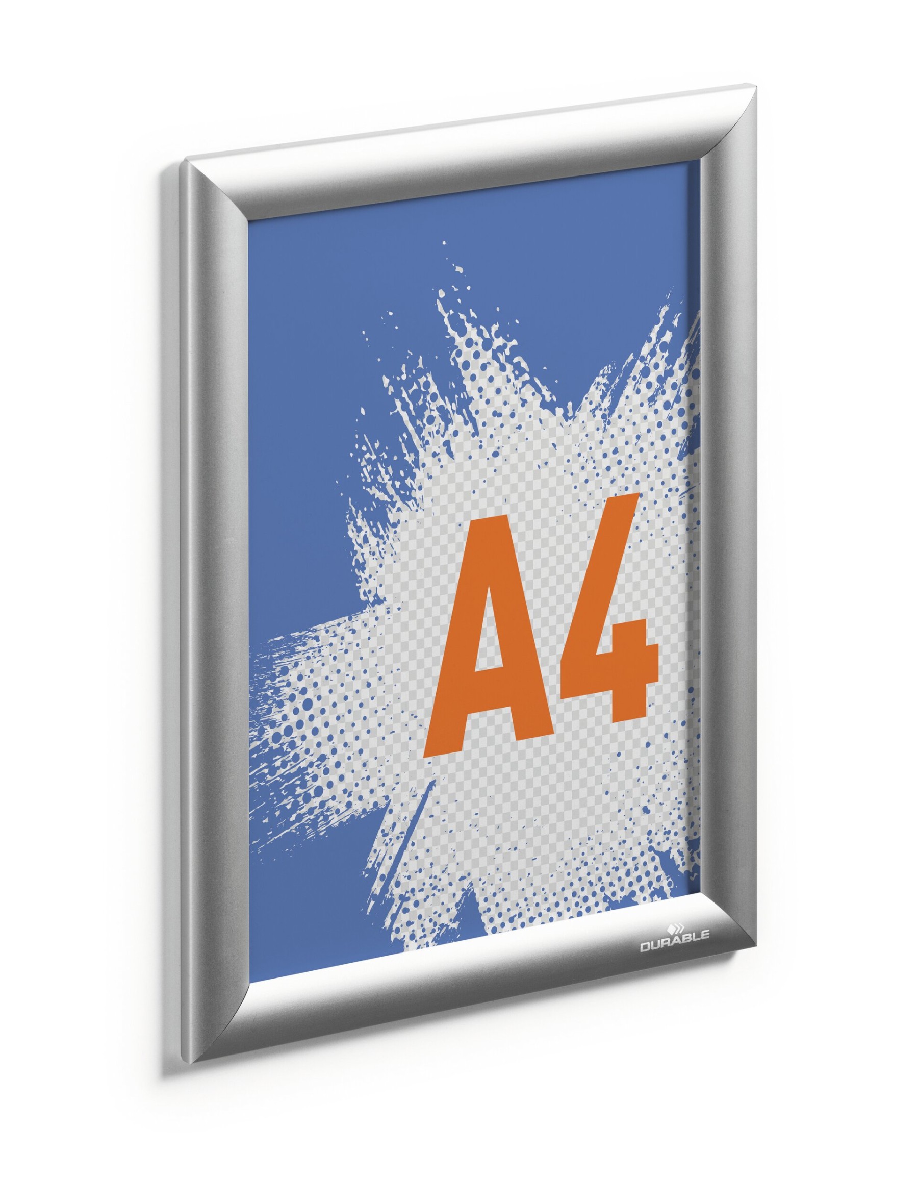 Durable Aluminium Snap Frame Retail Clip Poster Holder Notice Board | A4 Silver