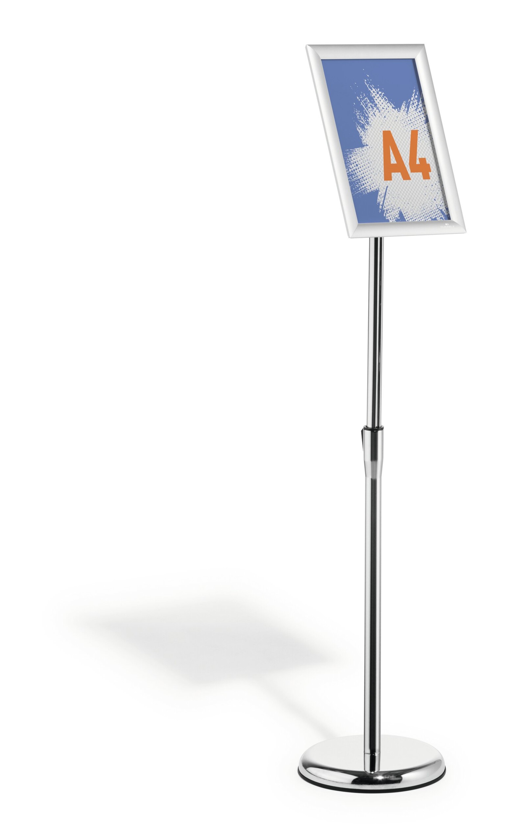 Durable Floor Stand with Aluminium Snap Frame Menu Poster Display | A4