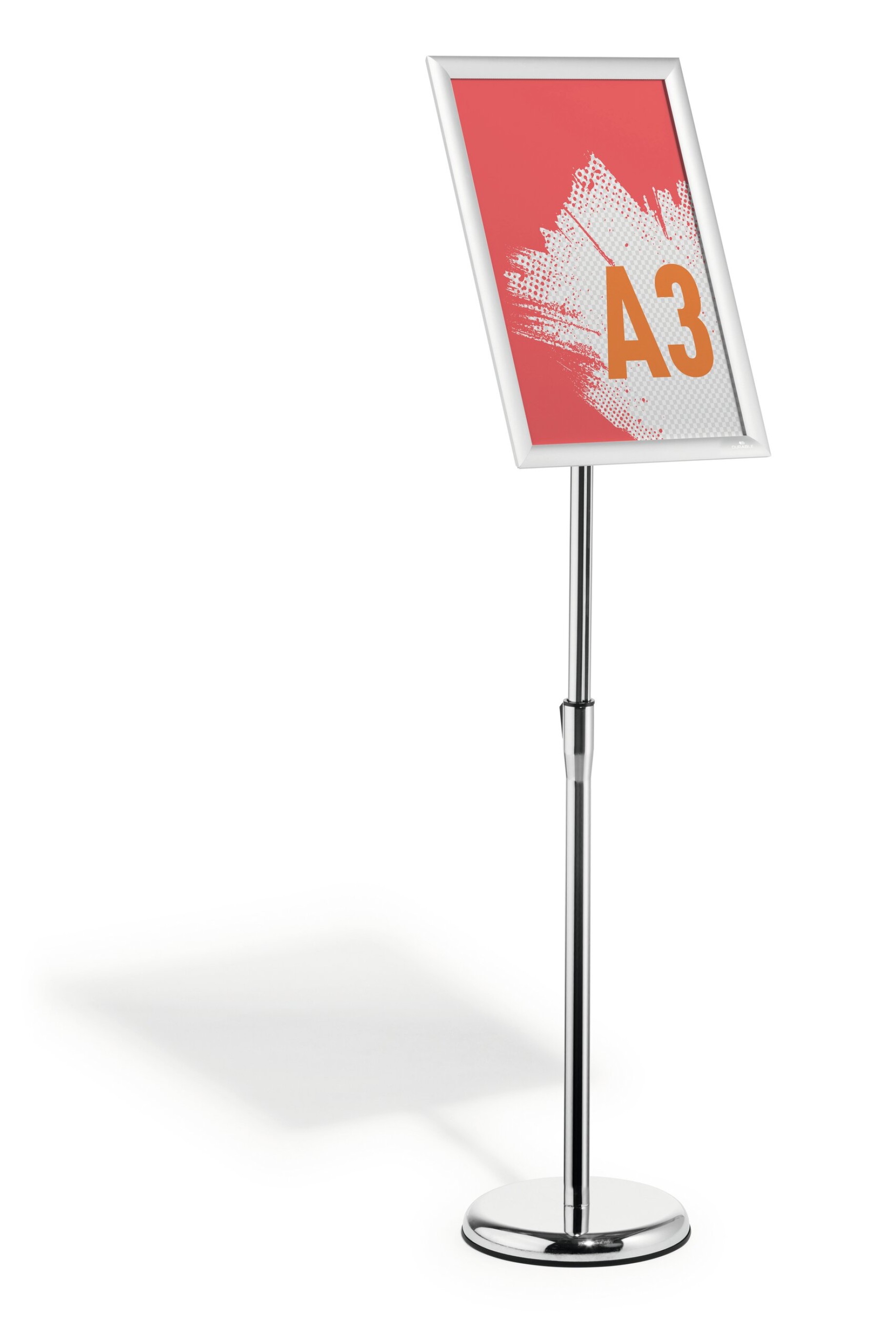 Durable Floor Stand with Aluminium Snap Frame Menu Poster Display | A3