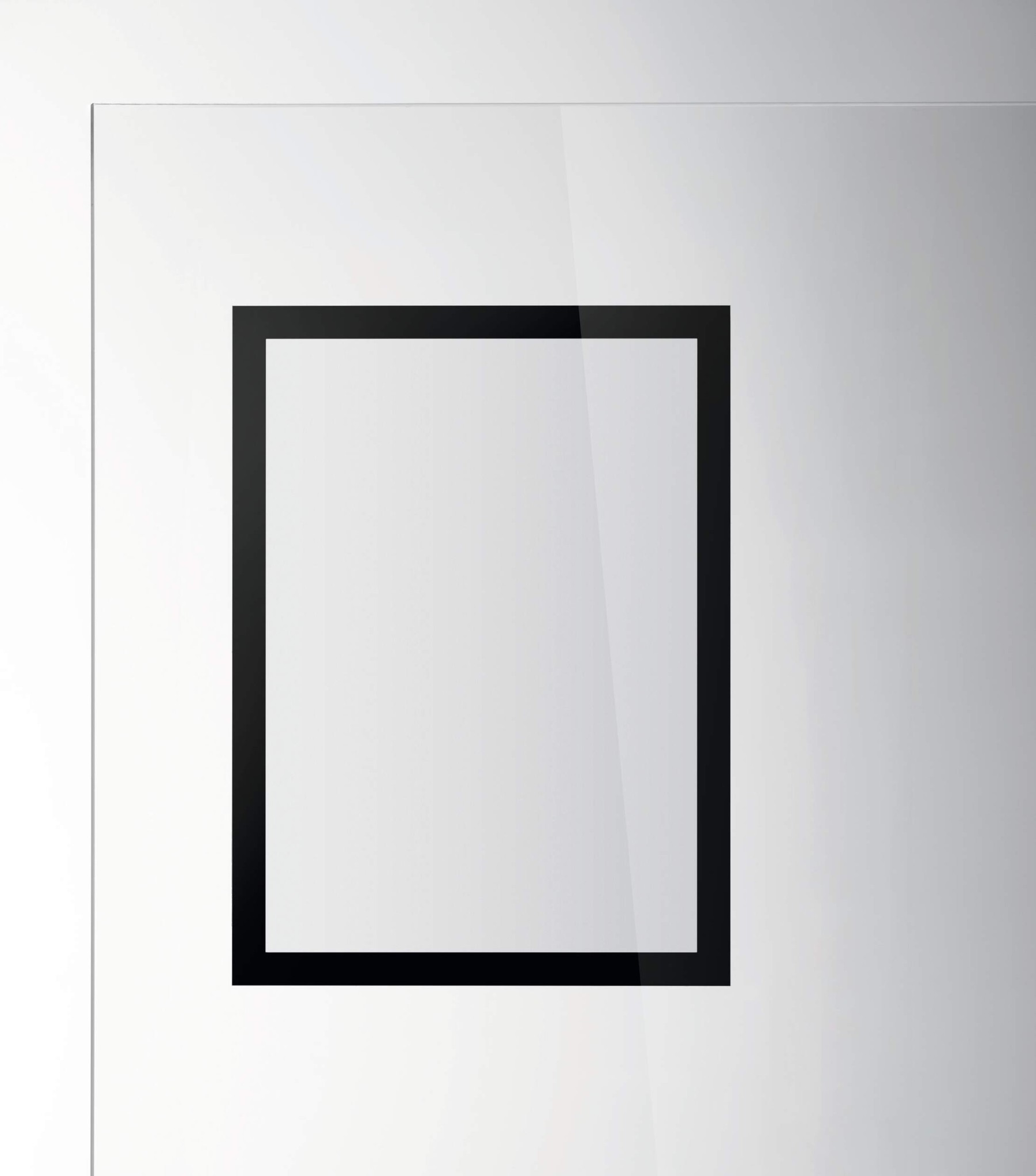 Durable DURAFRAME Static Cling Magnetic UV Signage Frames | 2 Pack | A4 Black
