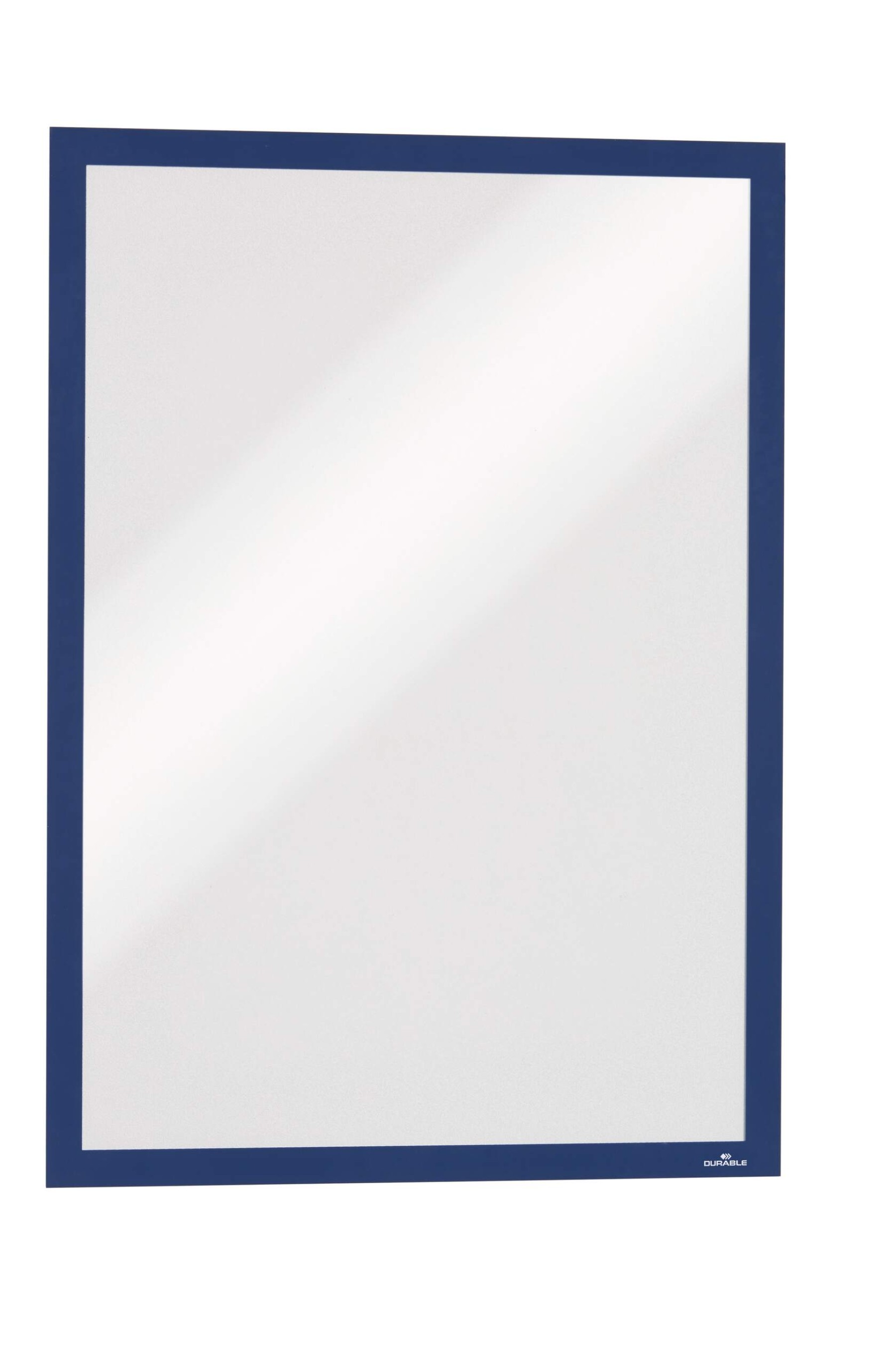 Durable DURAFRAME Magnetic Document Signage Frame for Metal | 5 Pack | A3 Blue