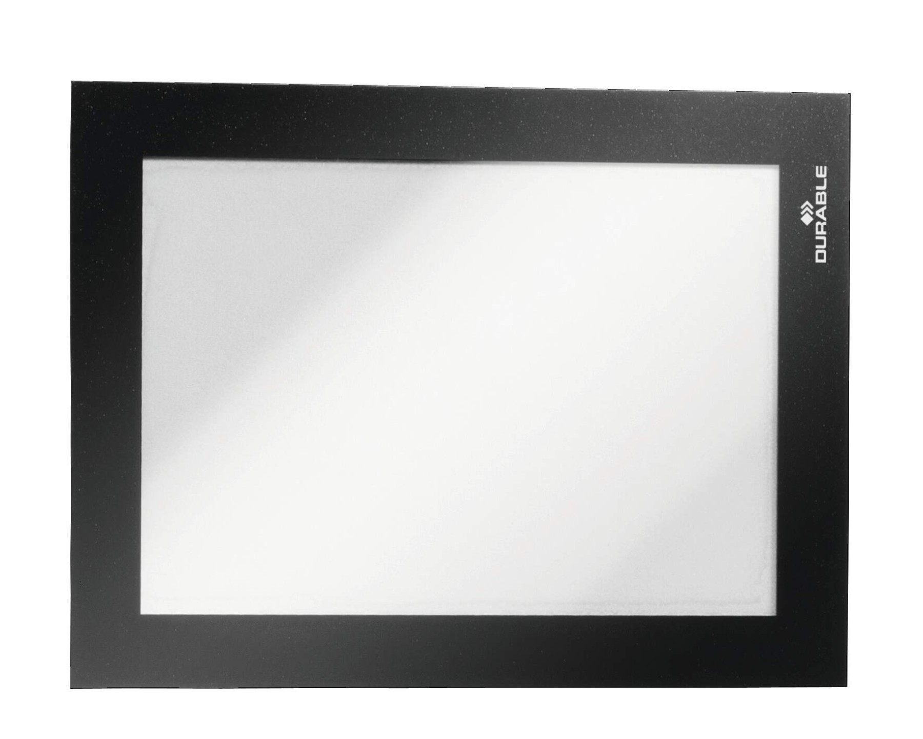 Durable DURAFRAME Self Adhesive Magnetic Signage Frame | 2 Pack | A6 Black