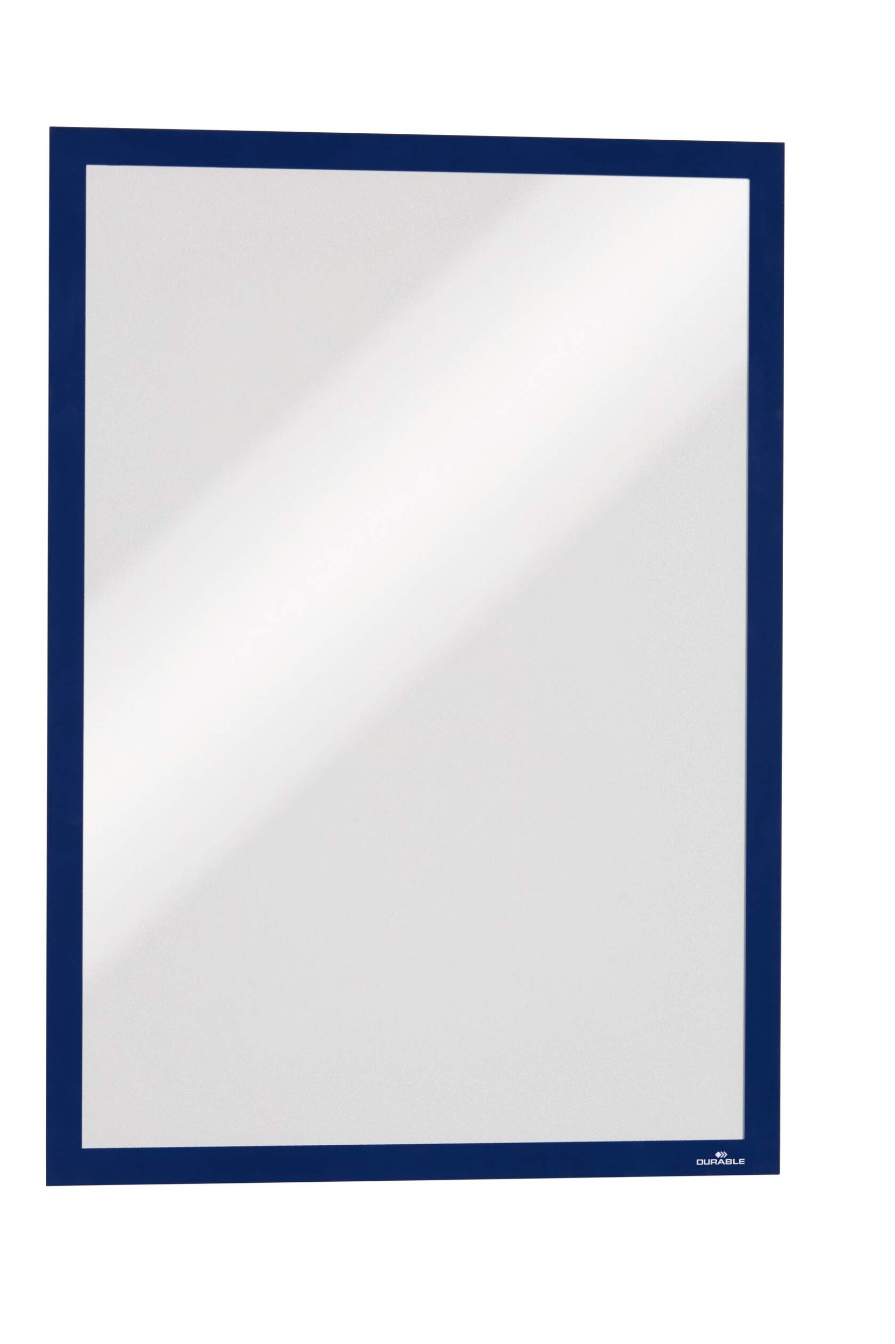 Durable DURAFRAME Self Adhesive Magnetic Signage Frame | 2 Pack | A3 Blue