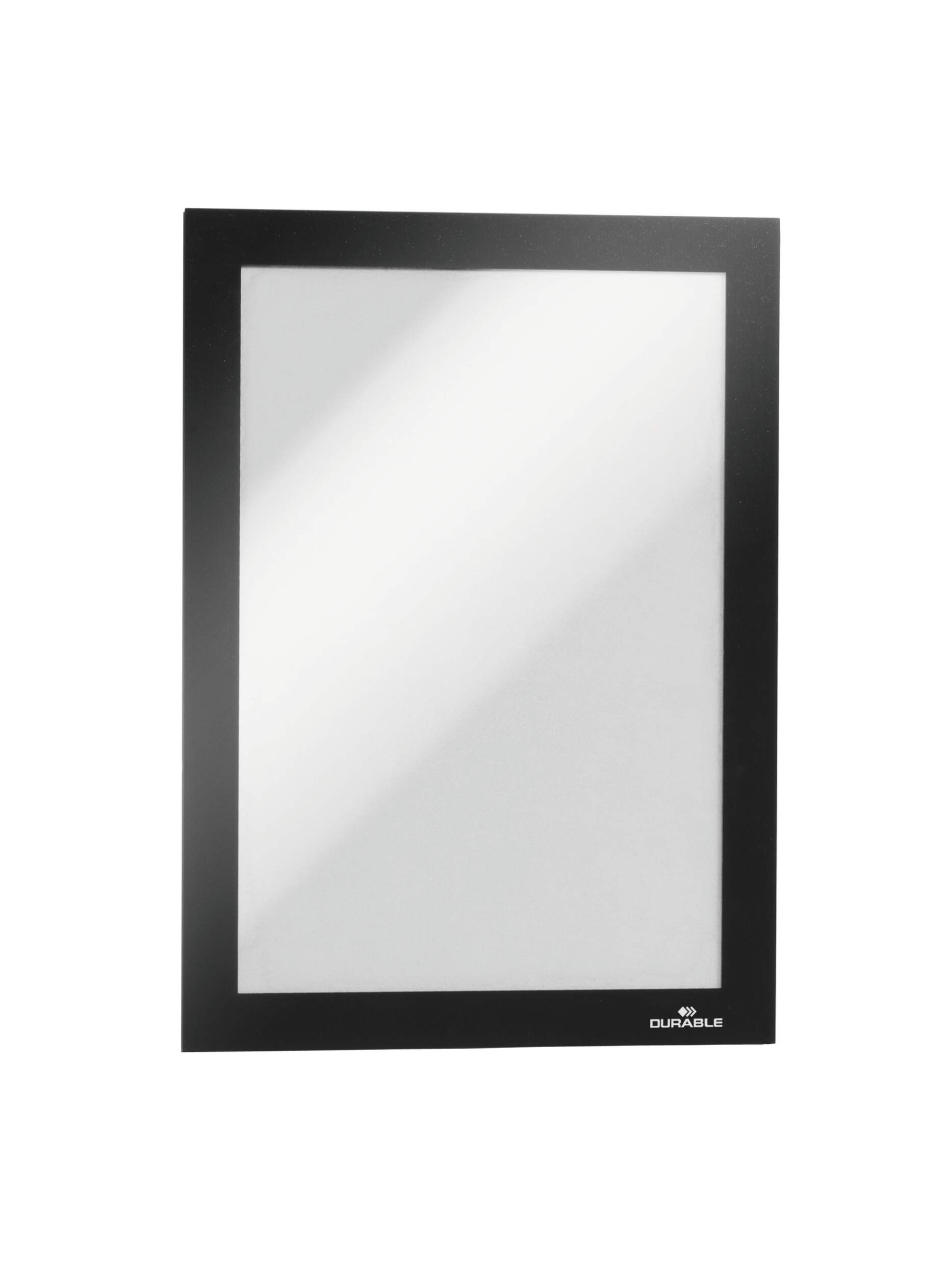 Durable DURAFRAME Self Adhesive Magnetic Signage Frame | 10 Pack | A5 Black