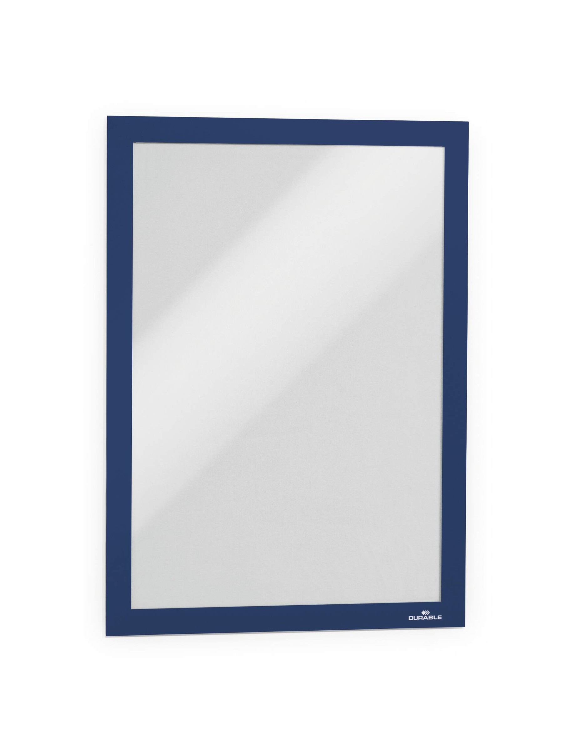 Durable DURAFRAME Self Adhesive Magnetic Signage Frame | A4 Blue