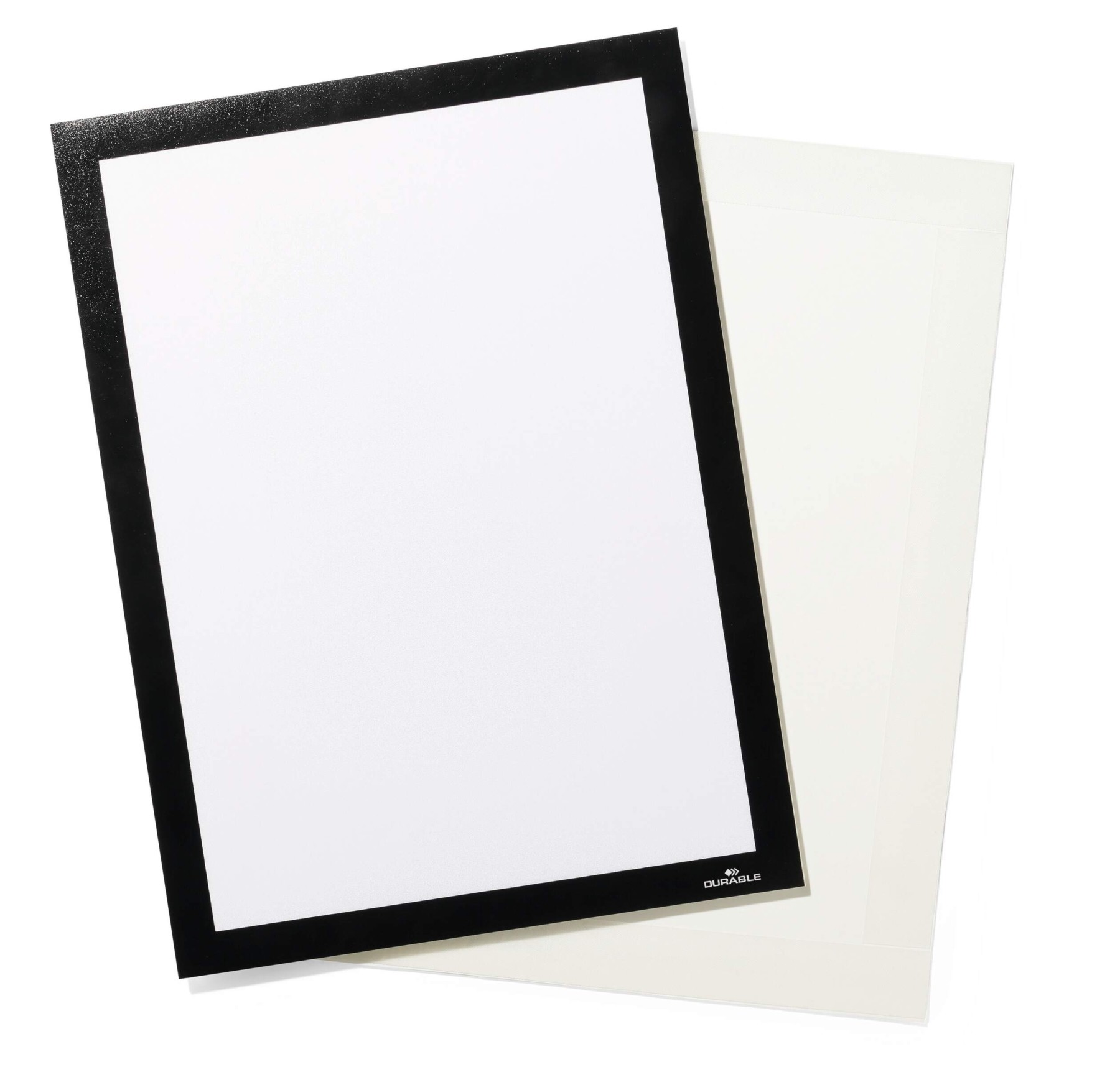 Durable DURAFRAME GRIP Fabric Adhesive Magnetic Signage Frame | A4 | Black
