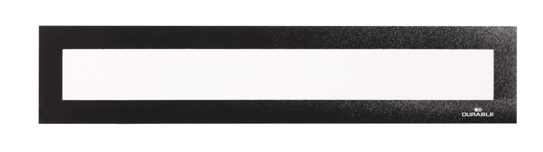 Durable DURAFRAME TOP Magnetic Signage Title Frame for A3 | 5 Pack | Black