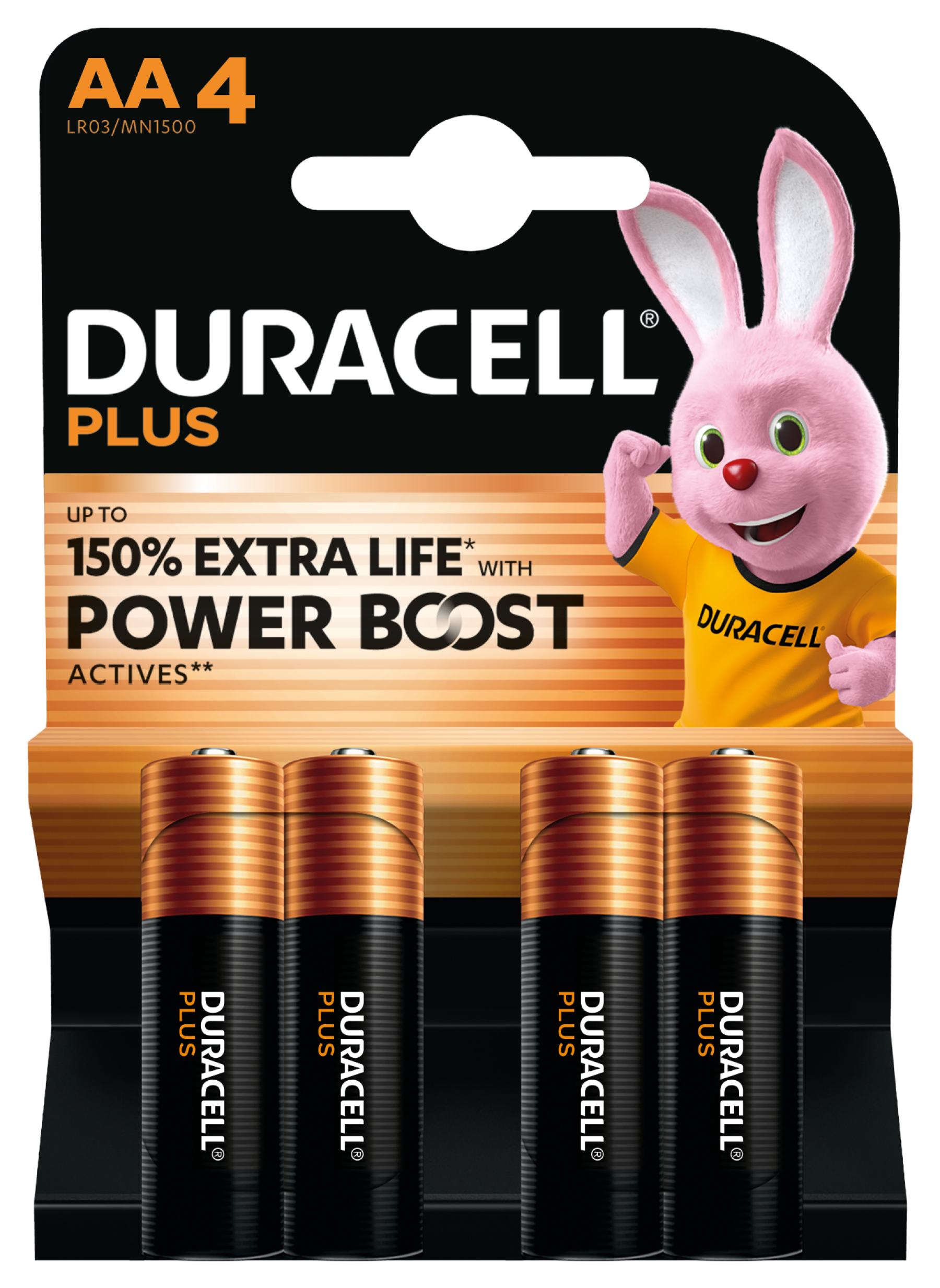 Duracell Power Boost Active AA Pack of 4