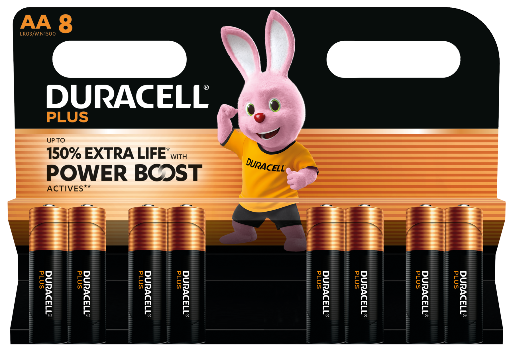 Duracell Power Boost Active AA Pack of 8