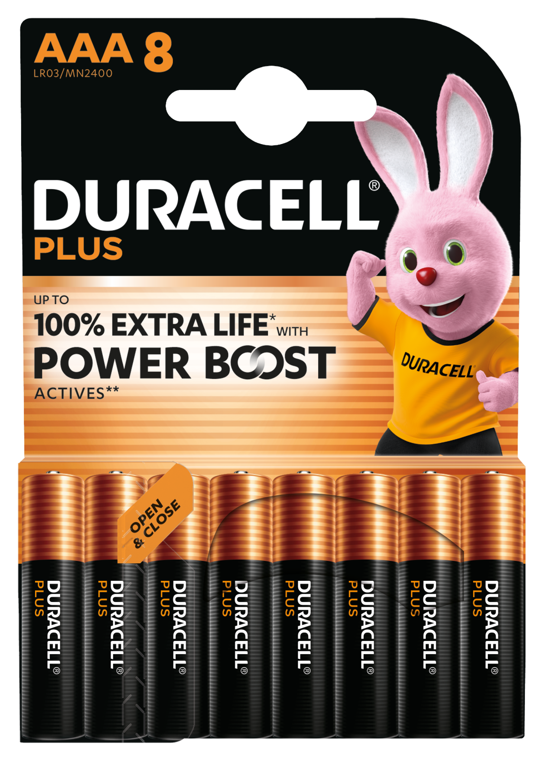Duracell Power Boost Active AA Pack of 8