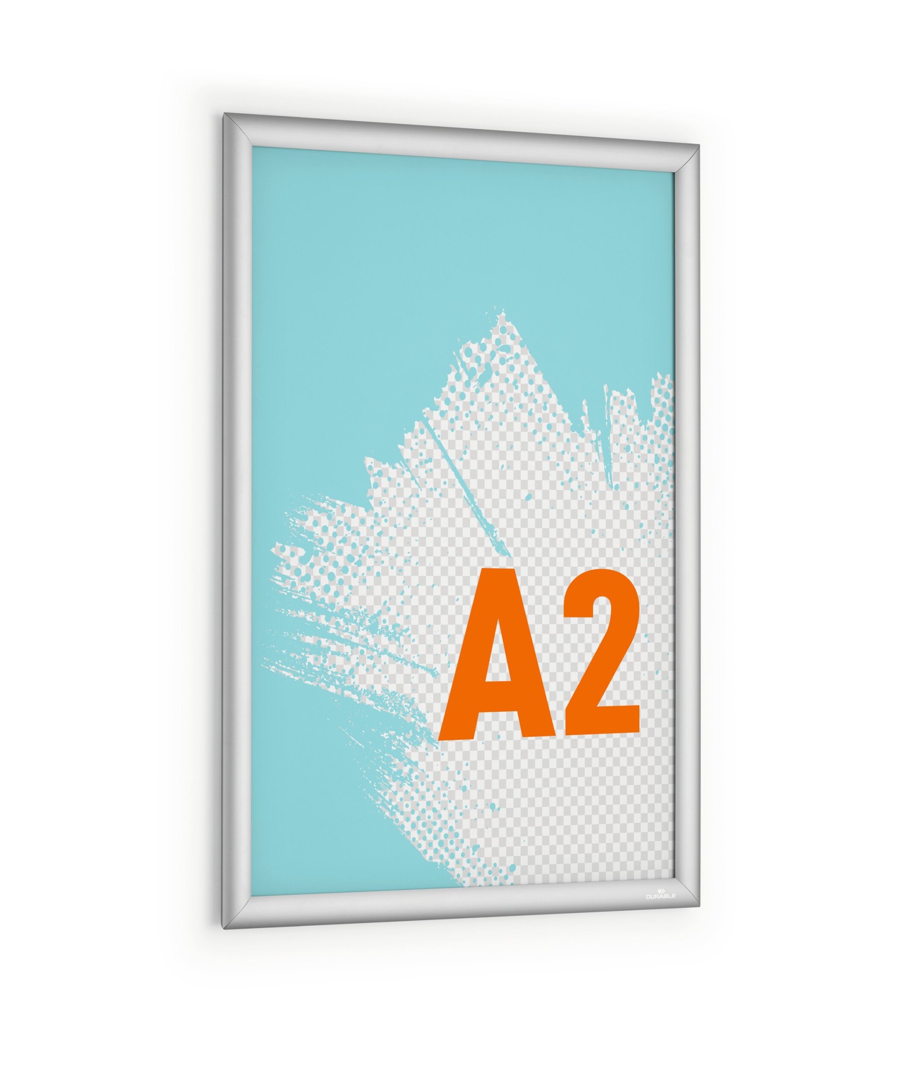 Durable Aluminium Snap Frame Retail Clip Poster Holder Notice Board | A2 Silver
