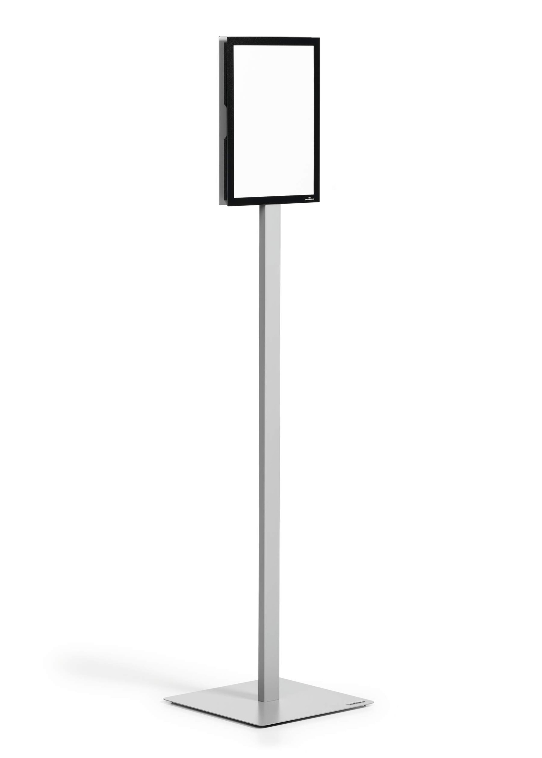 Durable INFO STAND BASIC Aluminium Display Panel Info Floor Sign A4 | 1.3m